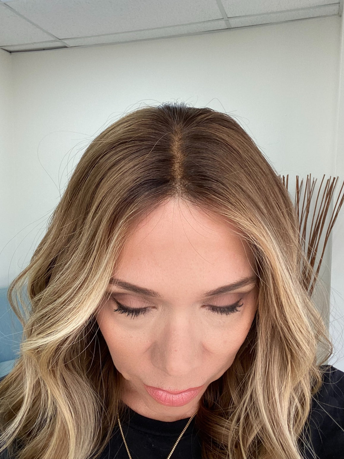 HUMAN HAIR LACE TOP WIG (SMALL CAP) # 8689