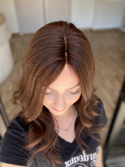 # 7361-A GARDEAUX DELUXE STOCK COLOR #2 MONO TOP WIG (SMALL CAP)