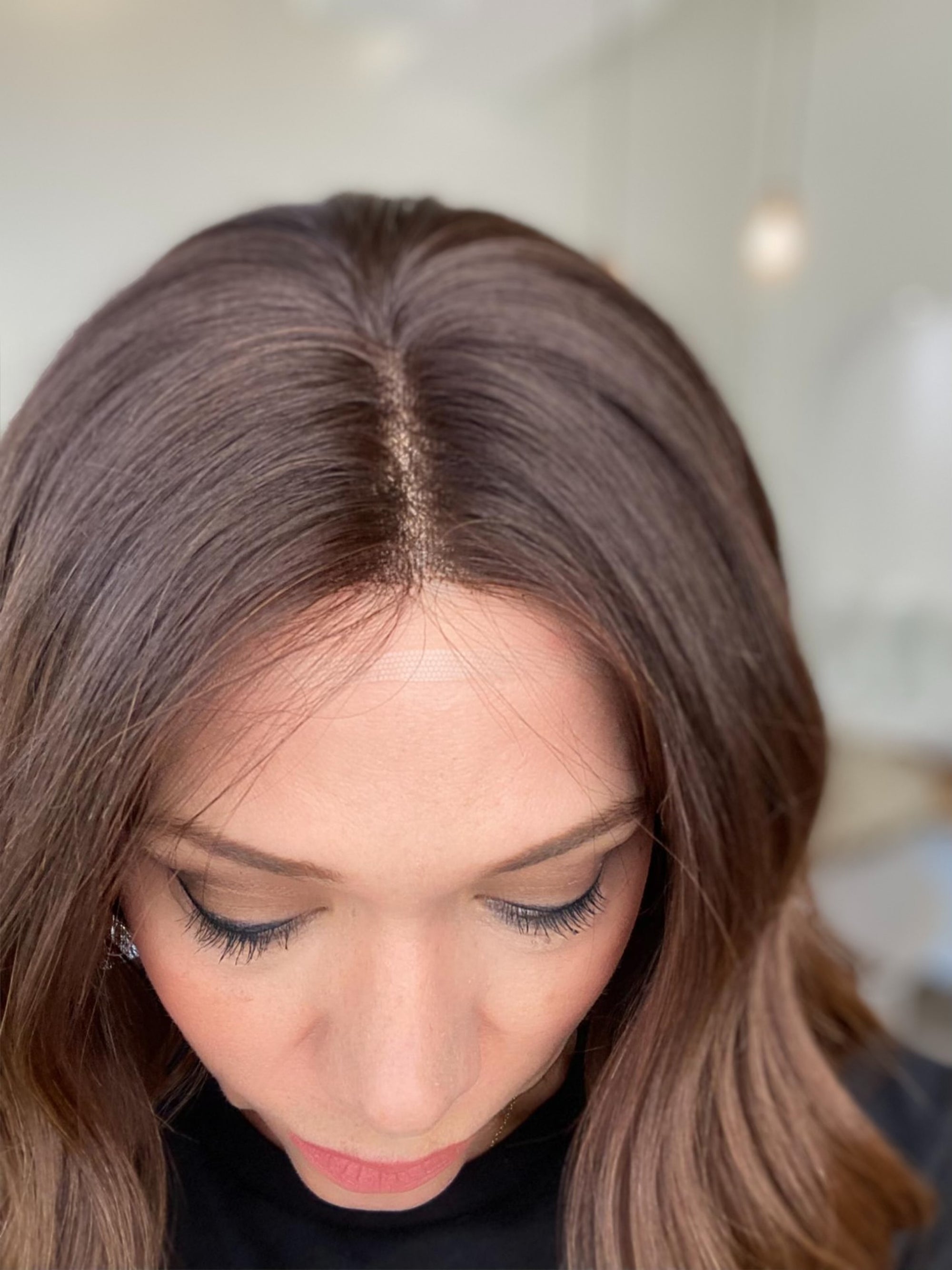 STOCK # JS320.6 GARDEAUX DELUXE HAND TIED GRIPPER SILICONE LINED WIG (MEDIUM CAP) *FINAL SALE