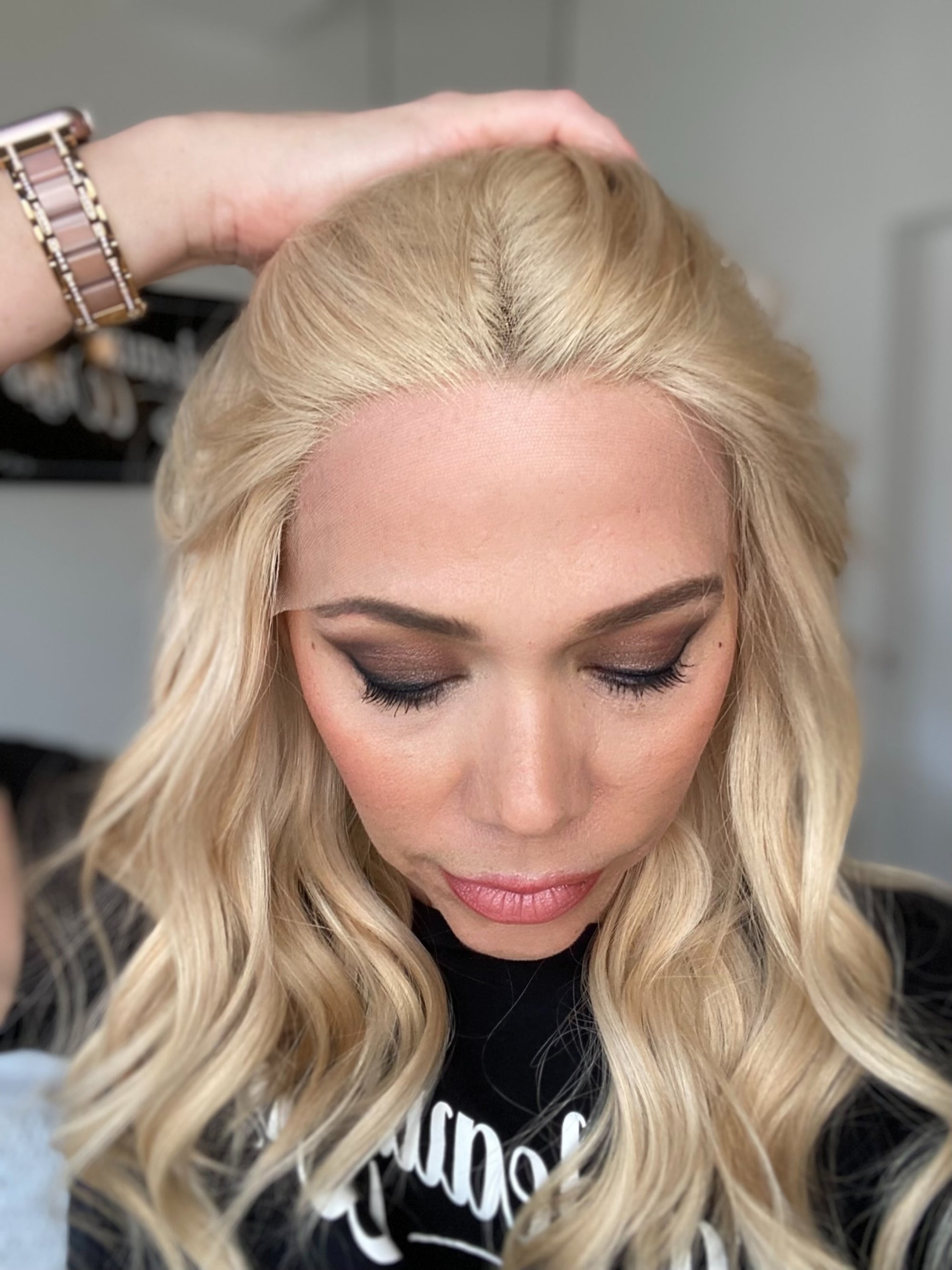 STOCK # JL-300.12 GARDEAUX DELUXE LACE TOP WIG (SMALL CAP)