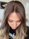 STOCK # LM16.16 GARDEAUX DELUXE DOUBLE LACE TOP SILICONE LINED WIG (SMALL CAP)
