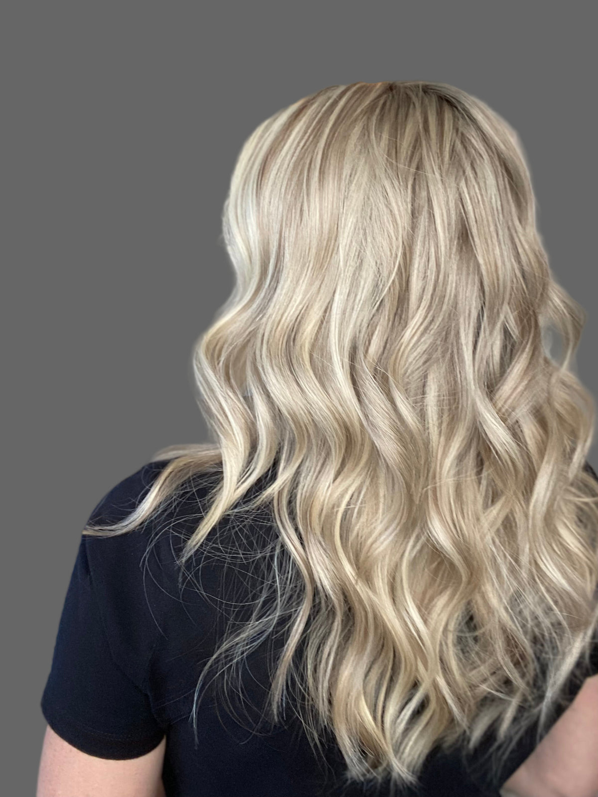 HUMAN HAIR HAND TIED DOUBLE MONO TOP WIG (MEDIUM CAP) # G-8409