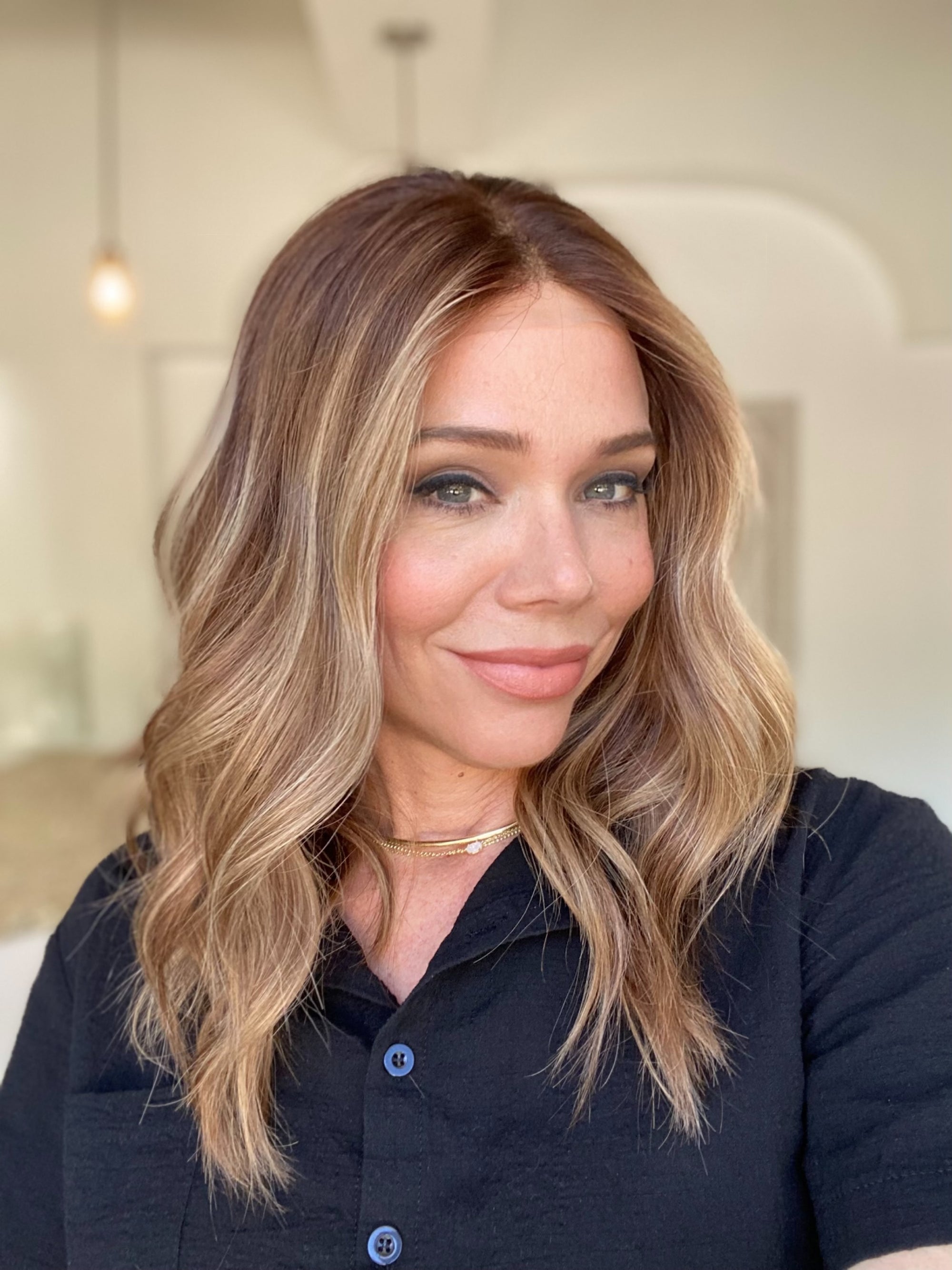 # G-8303 GARDEAUX DELUXE HAND TIED DOUBLE LACE TOP WIG (MEDIUM CAP)