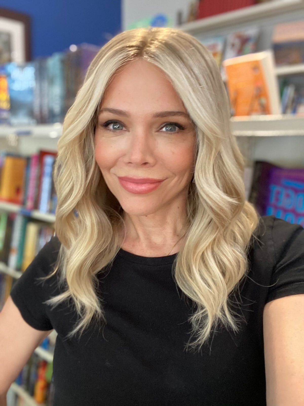 HUMAN HAIR HAND TIED MONO TOP WIG (SMALL CAP) #8685