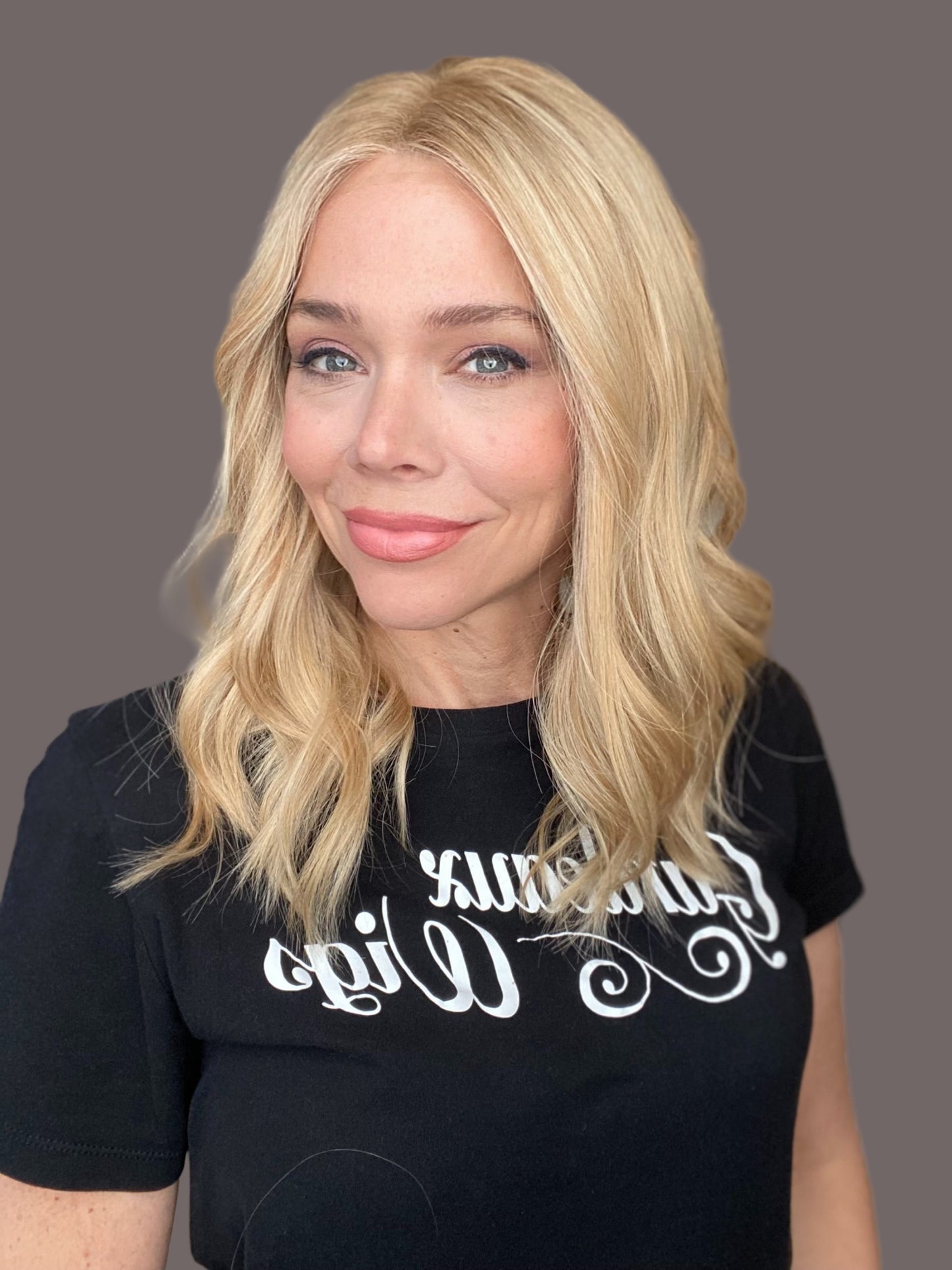 HUMAN HAIR HAND TIED SILICONE LINED WIG (MEDIUM CAP) STOCK # JL2-329.10