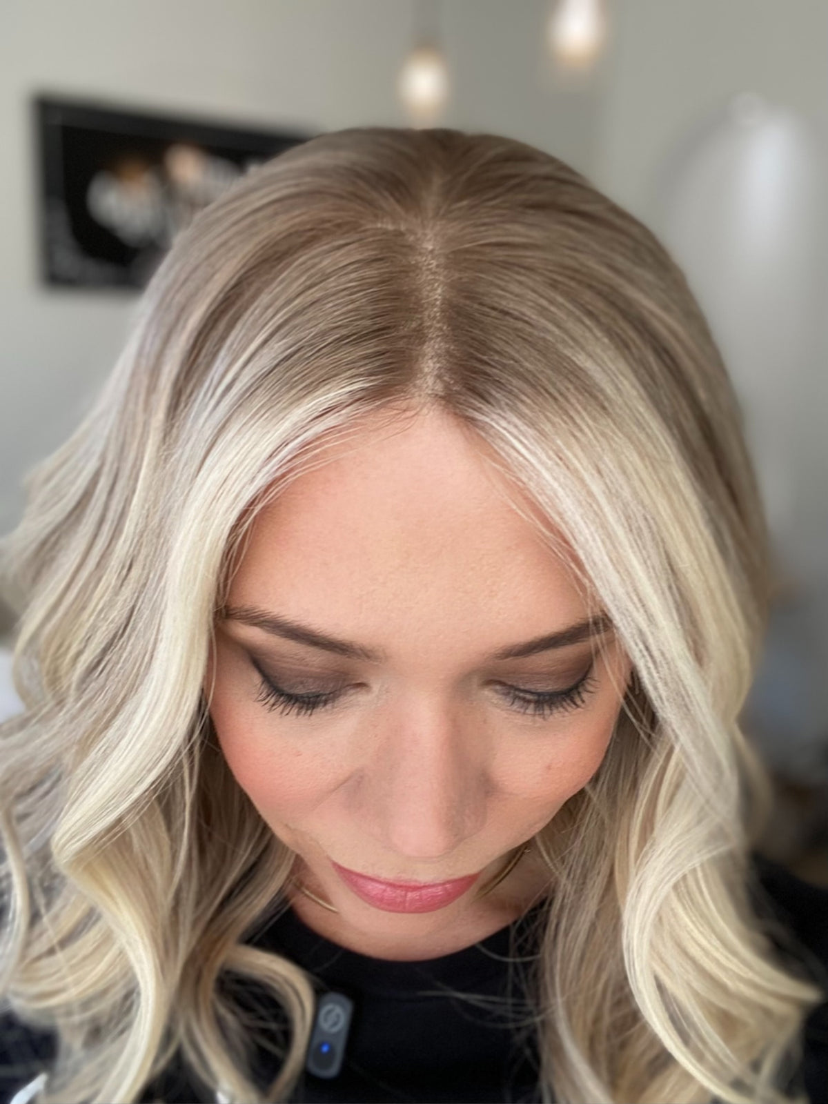 HUMAN HAIR HAND TIED MONO TOP WIG (MEDIUM CAP) # G-8573