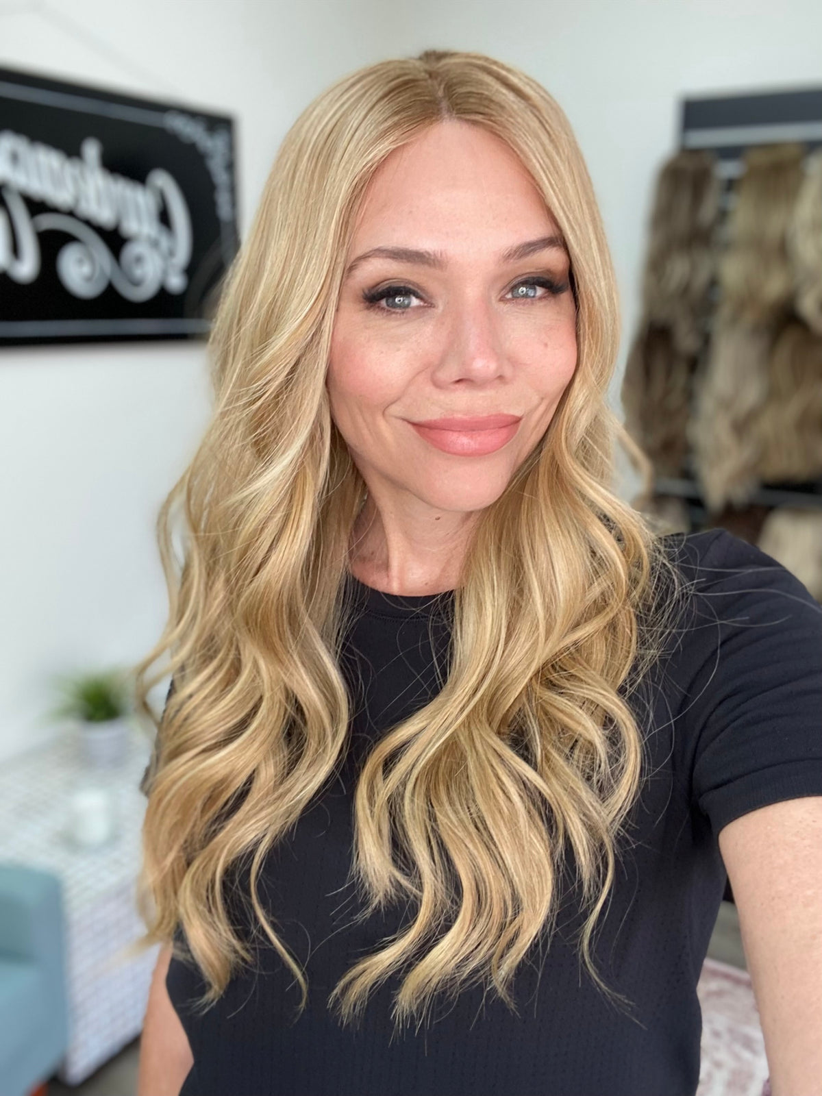 HUMAN HAIR HAND TIED MONO TOP WIG STOCK # JL2O-302.16