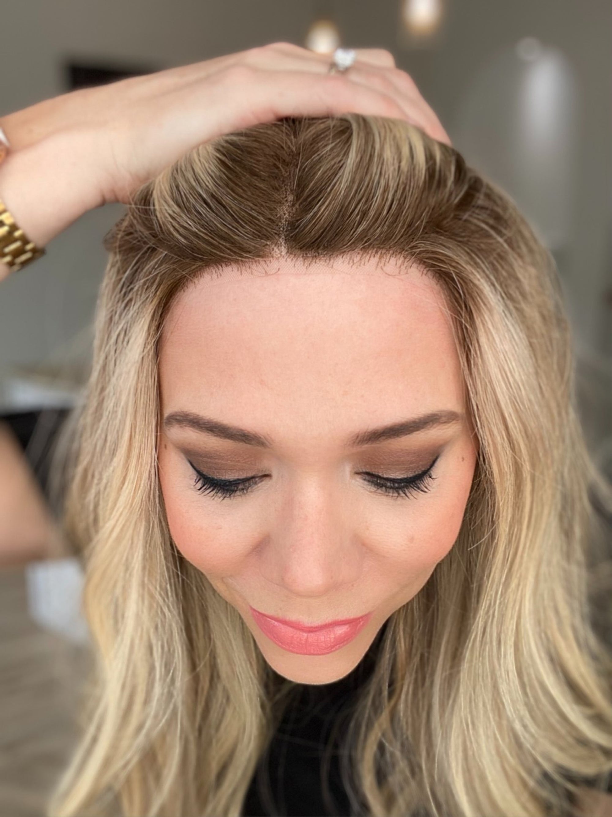 STOCK #JL6325 GARDEAUX DELUXE HAND TIED MONO TOP WIG (MEDIUM CAP)