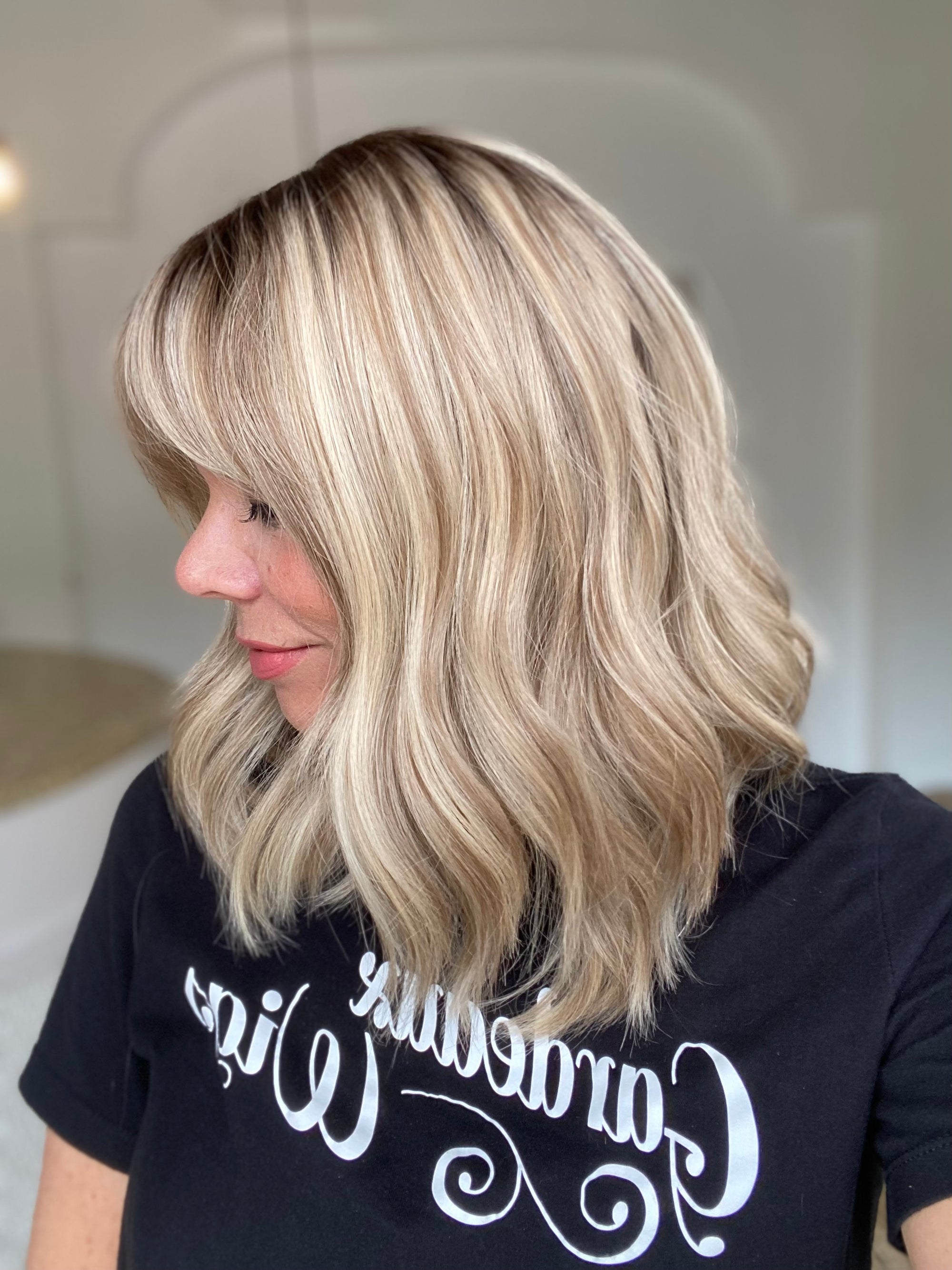 STOCK # JST-325.10B  GARDEAUX DELUXE SILK TOP LACE FRONT WIG (MEDIUM CAP)