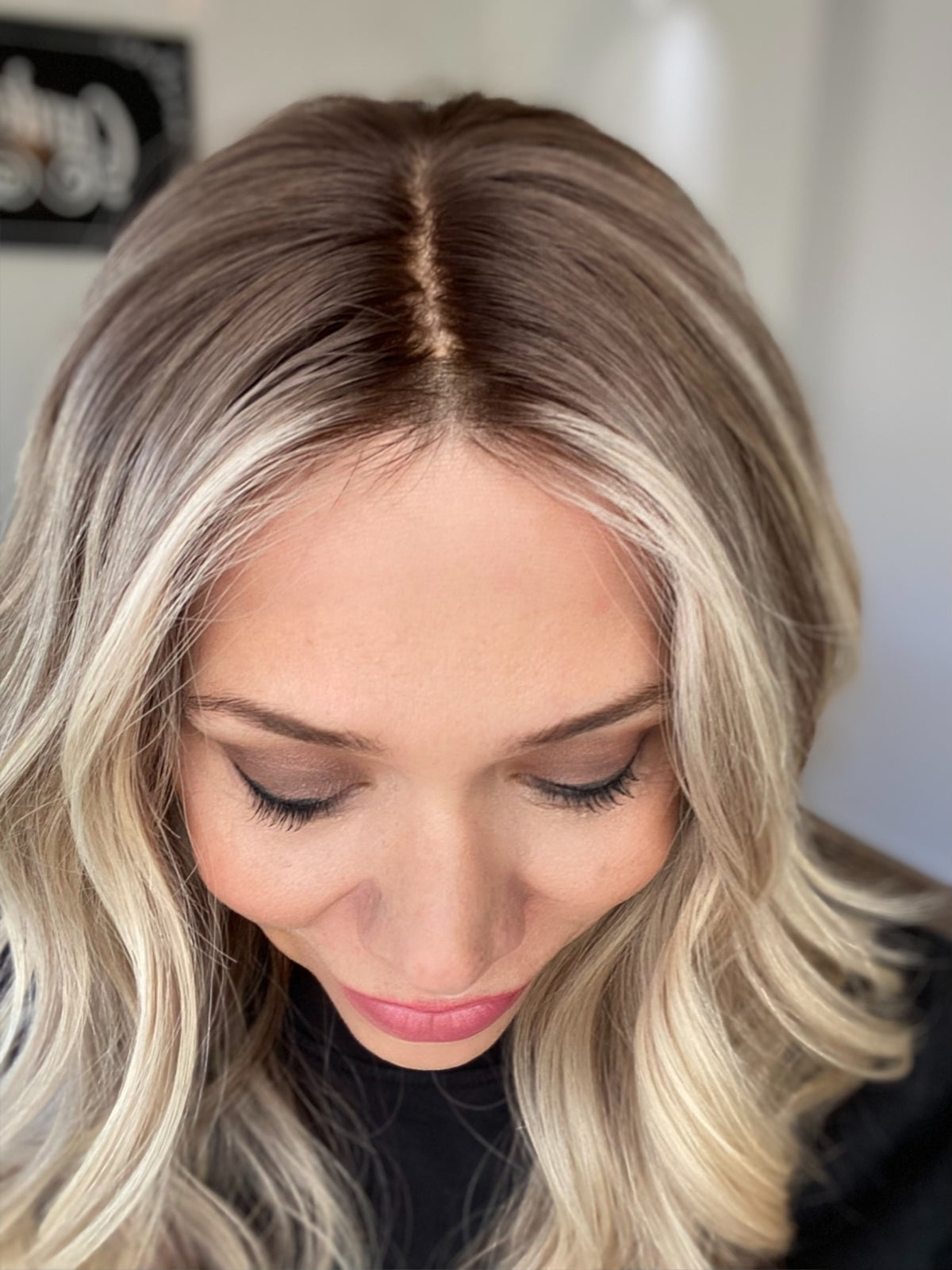 HUMAN HAIR HAND TIED DOUBLE MONO TOP WIG (SMALL CAP) #G-8612