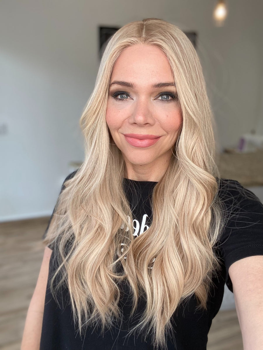 STOCK # BM621.16 GARDEAUX DELUXE  HAND TIED  CONTOUR CAP (MEDIUM CAP)