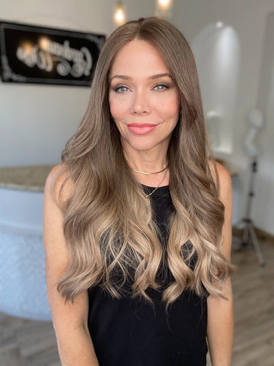 STOCK # BL-637.17 GARDEAUX DELUXE DOUBLE LACE TOP WIG (MEDIUM CAP)