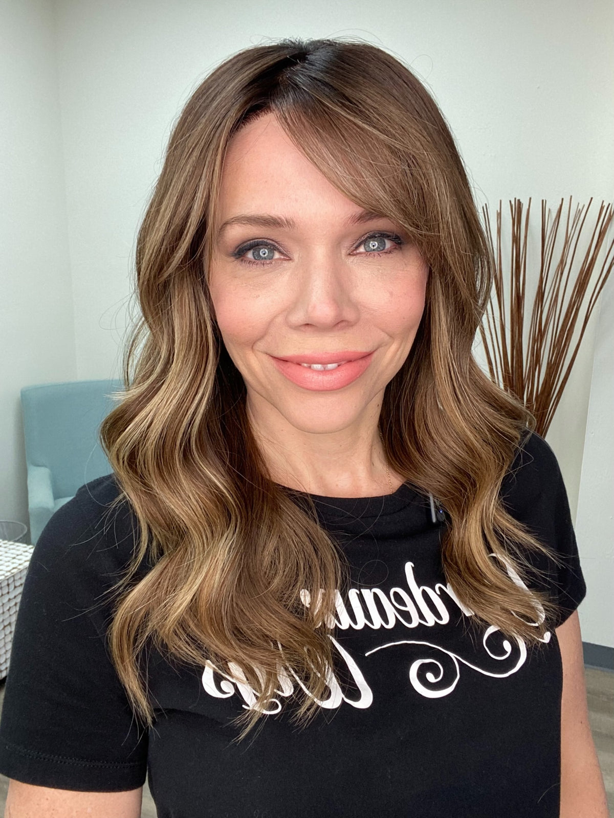 HUMAN HAIR HAND TIED DOUBLE MONO TOP WIG (MEDIUM CAP) # G-8686