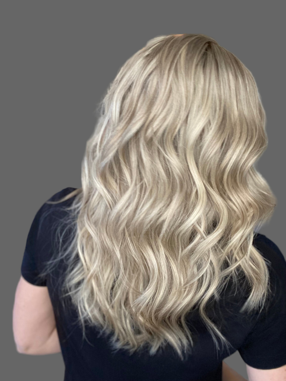 HUMAN HAIR HAND TIED DOUBLE MONO TOP WIG (MEDIUM CAP) # G-8409