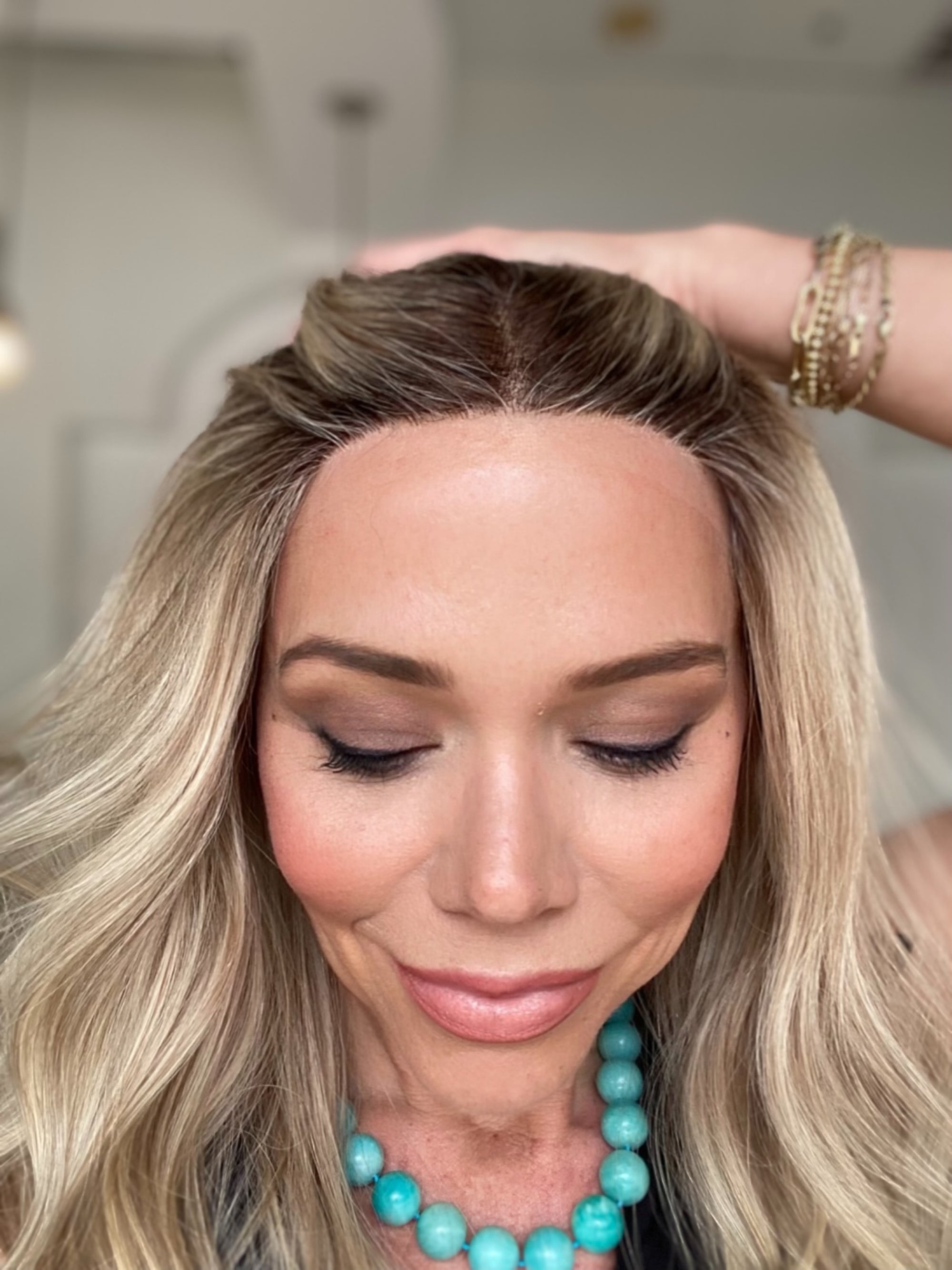 STOCK # JL6-325.16 GARDEAUX DELUXE HAND TIED MONO TOP WIG