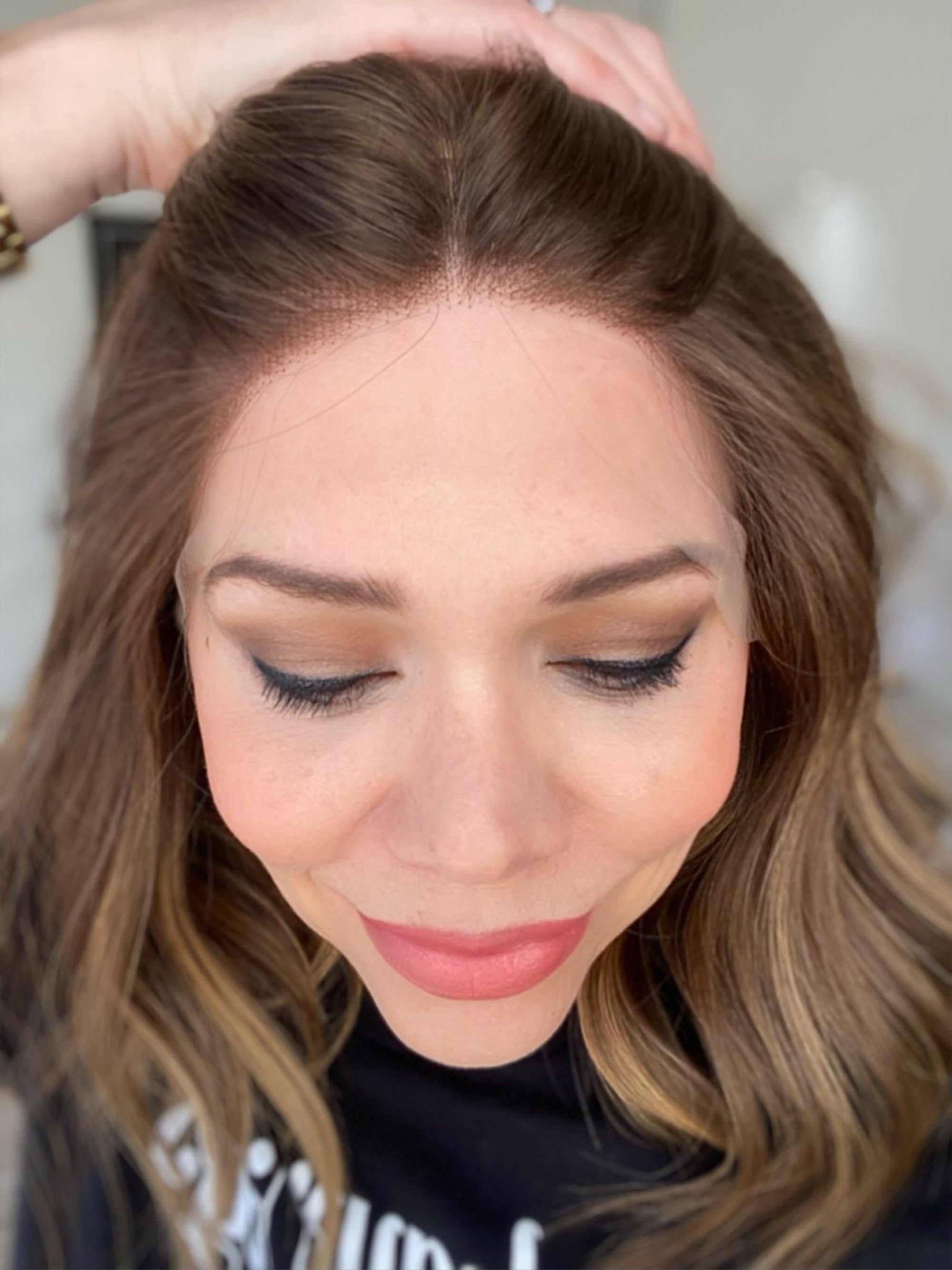 STOCK# BL602.8 GARDEAUX DELUXE LACE TOP WIG (MEDIUM CAP)