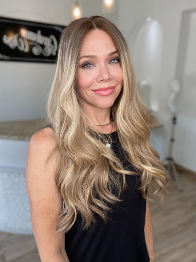 STOCK # BL-643.17 GARDEAUX DELUXE DOUBLE LACE TOP WIG (MEDIUM CAP)