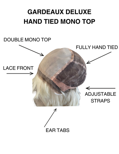 "ELIZABETH" GARDEAUX DELUXE HAND TIED MONO TOP WIG