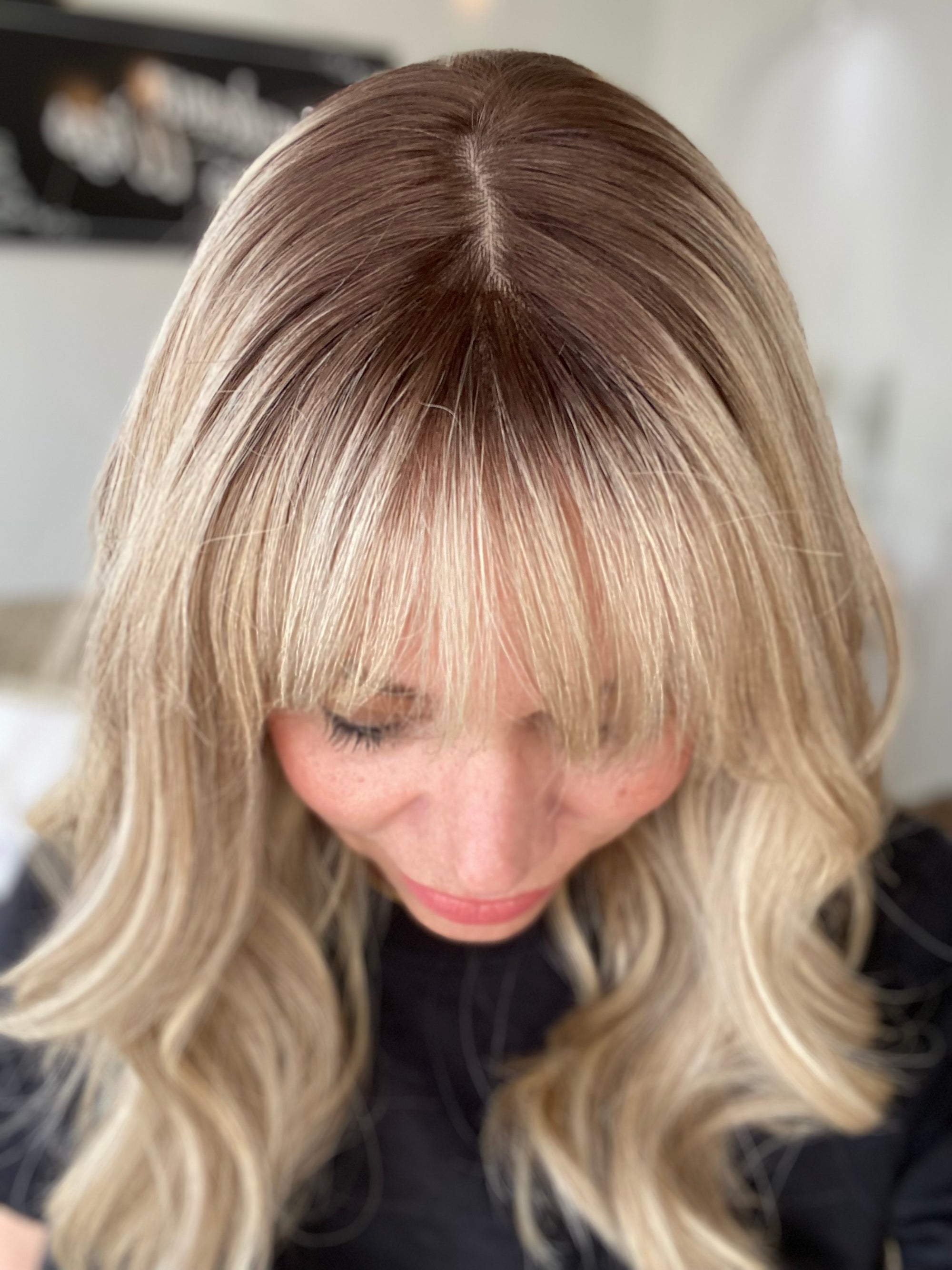 STOCK # JST-325.12B  GARDEAUX DELUXE SILK TOP LACE FRONT WIG (MEDIUM CAP)