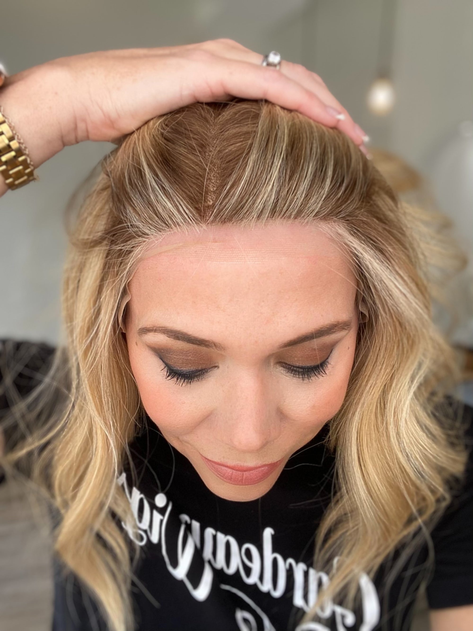 STOCK # JL10-356.14 GARDEAUX DELUXE HAND TIED MONO TOP WIG