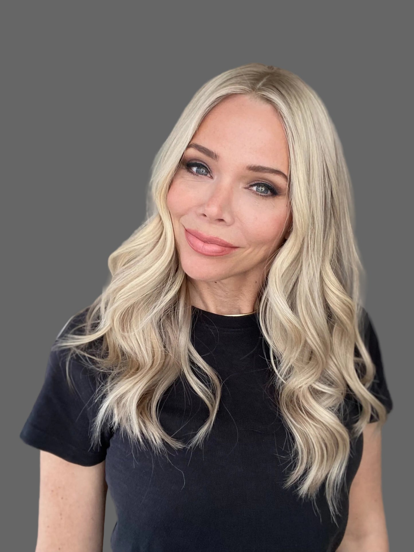 HUMAN HAIR HAND TIED CONTOUR CAP WIG (MEDIUM CAP)# 8599