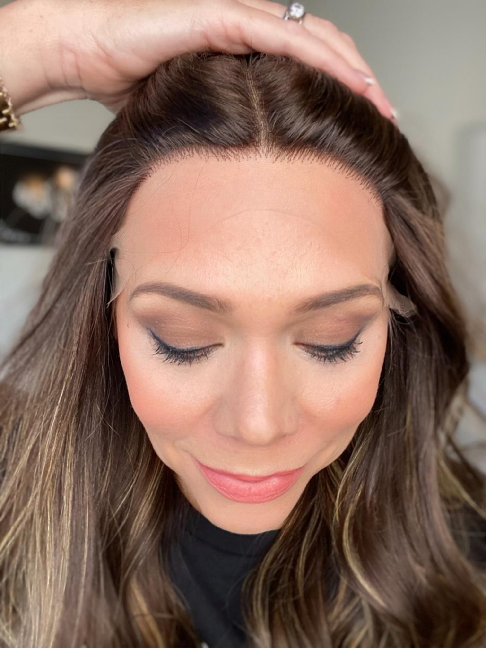 STOCK # BL611.16 GARDEAUX DELUXE DOUBLE LACE TOP WIG (SMALL CAP) *FINAL SALE