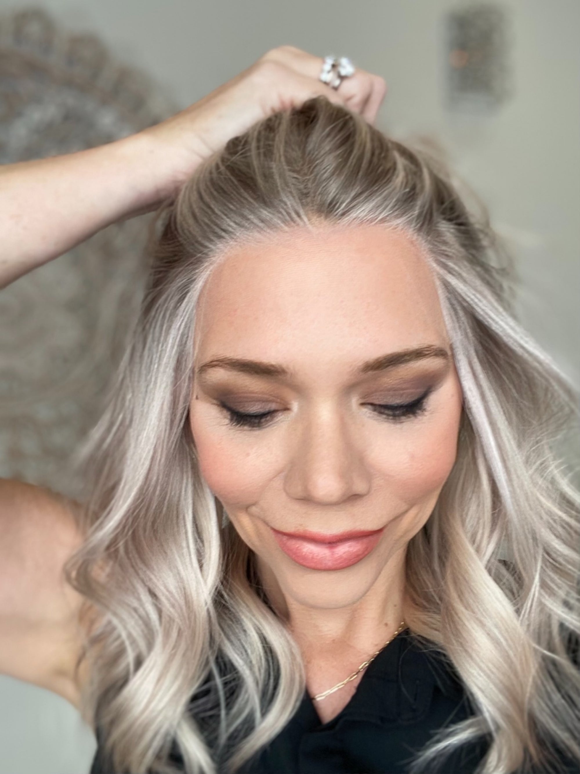 STOCK # BL-625.10 GARDEAUX DELUXE DOUBLE LACE TOP WIG (MEDIUM CAP)