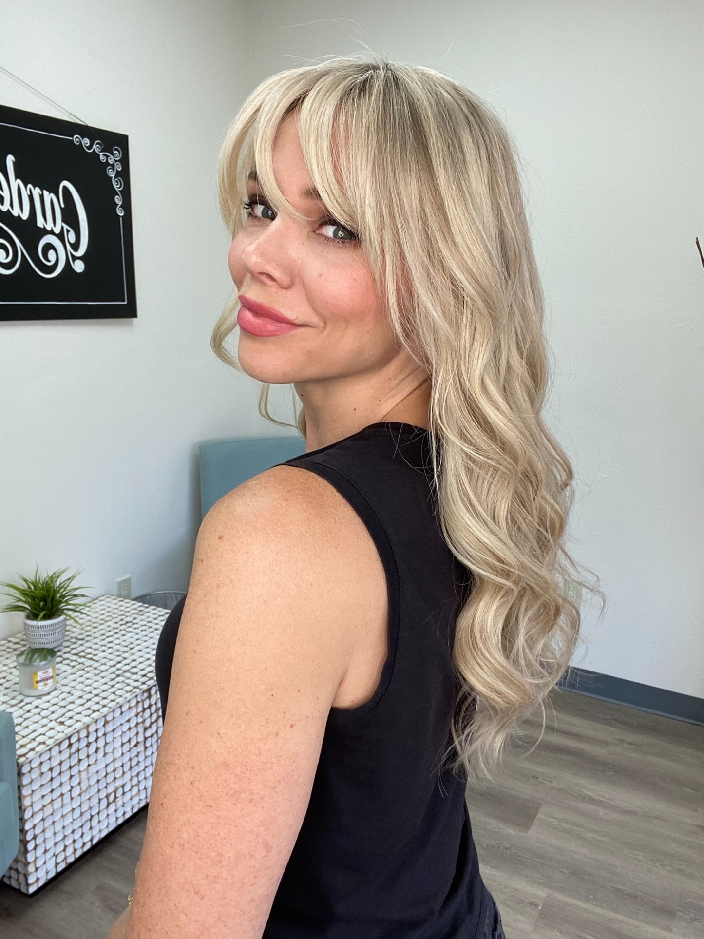 HUMAN HAIR HAND TIED MONO TOP WIG (MEDIUM CAP) #G-8707