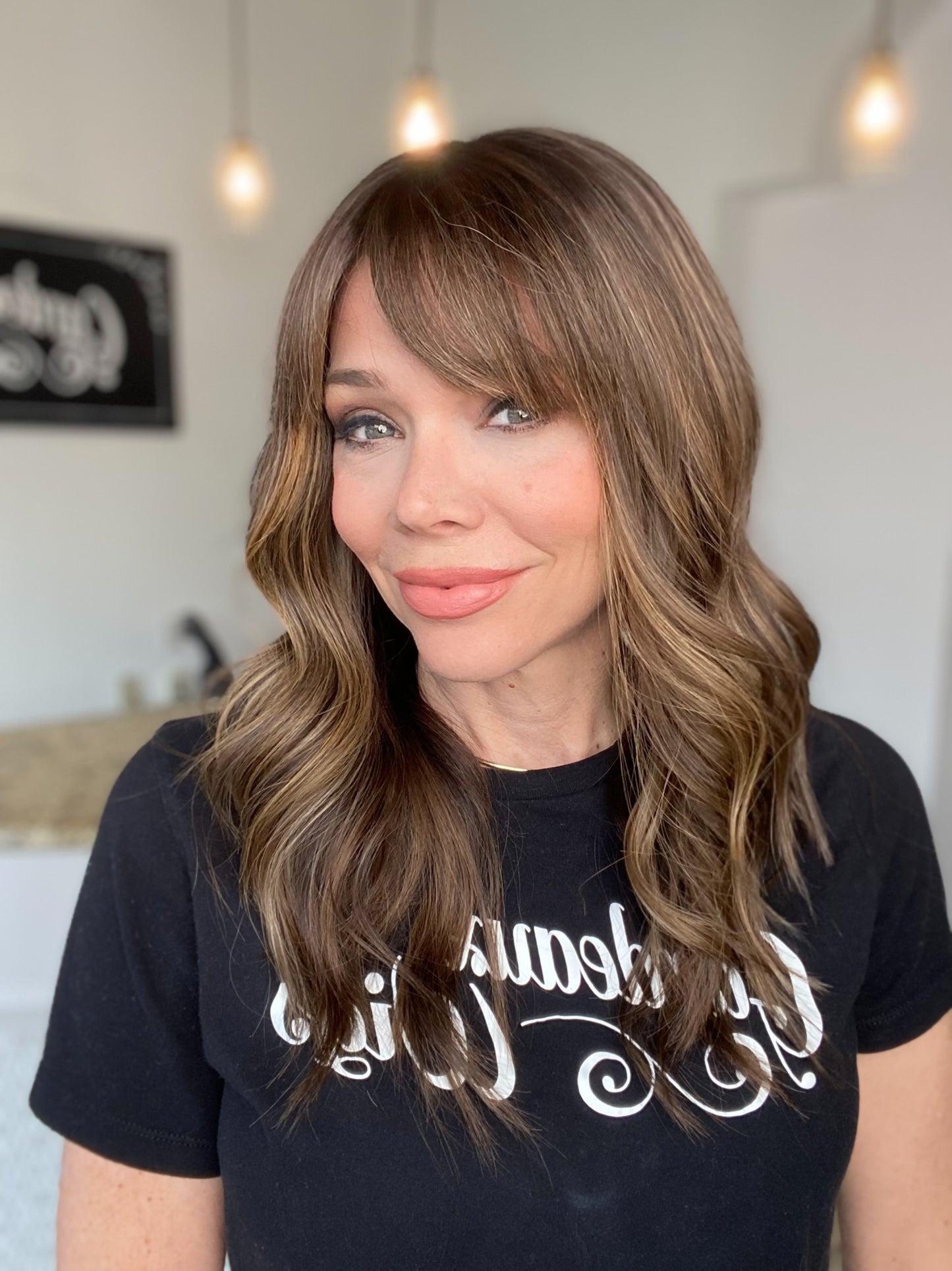 STOCK# J-8190 GARDEAUX DELUXE HAND TIED MONO TOP WIG, NO LACE FRONT (SMALL CAP)