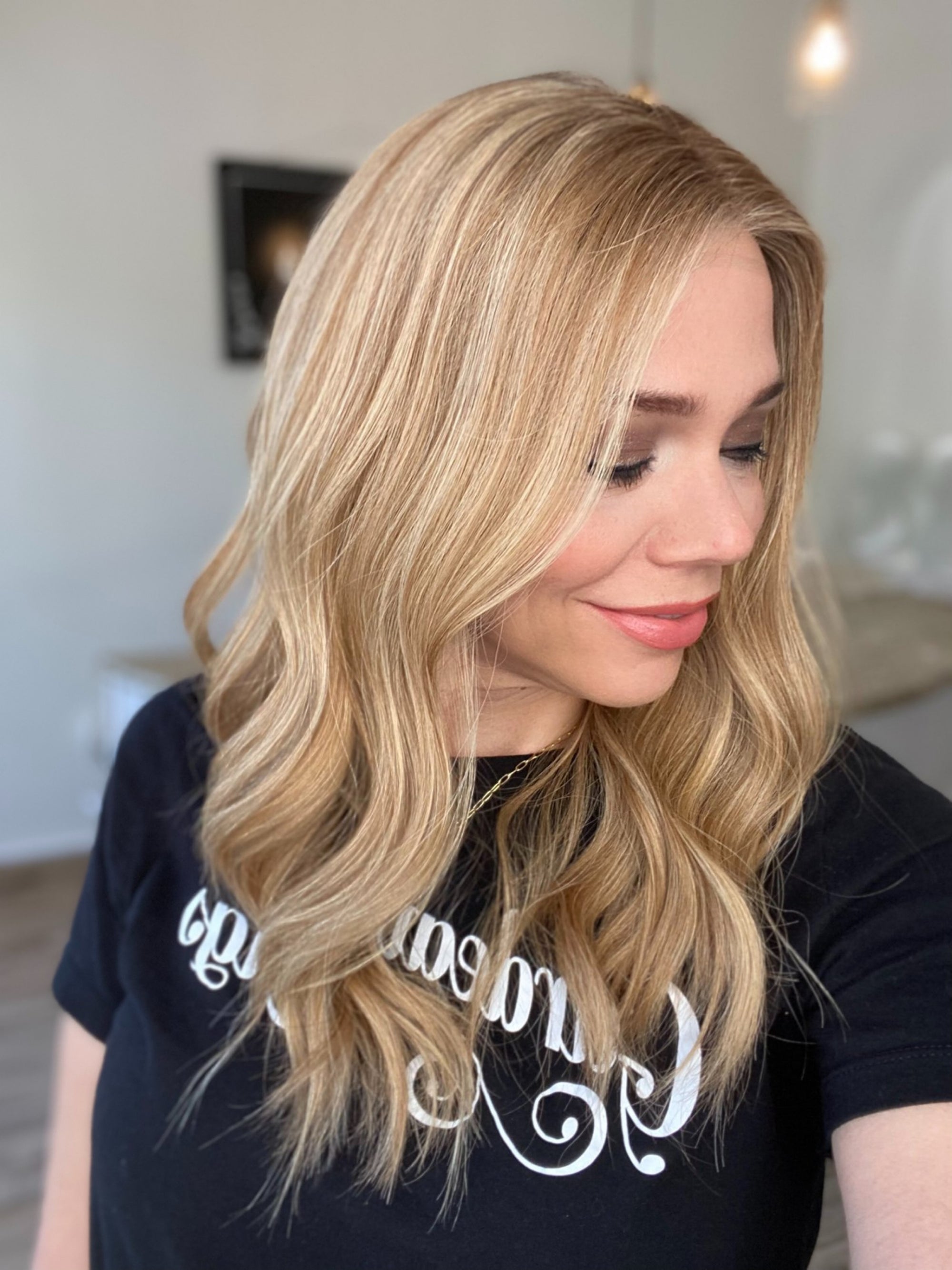 STOCK #JS322  GARDEAUX DELUXE HAND TIED, SILICONE LINED WIG (SMALL CAP)