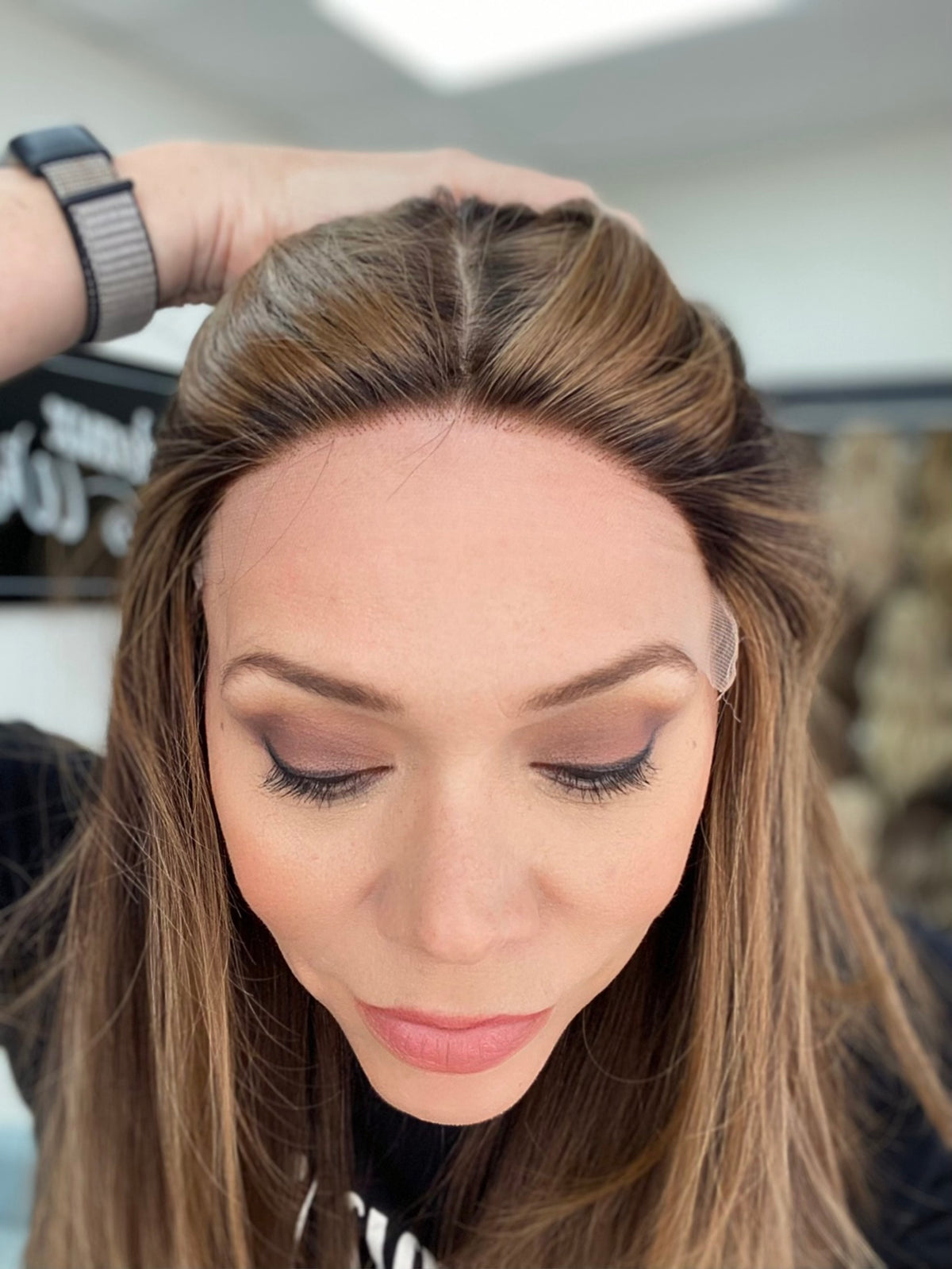 HUMAN HAIR DELUXE HAND TIED CONTOUR CAP (MEDIUM CAP) # 8779