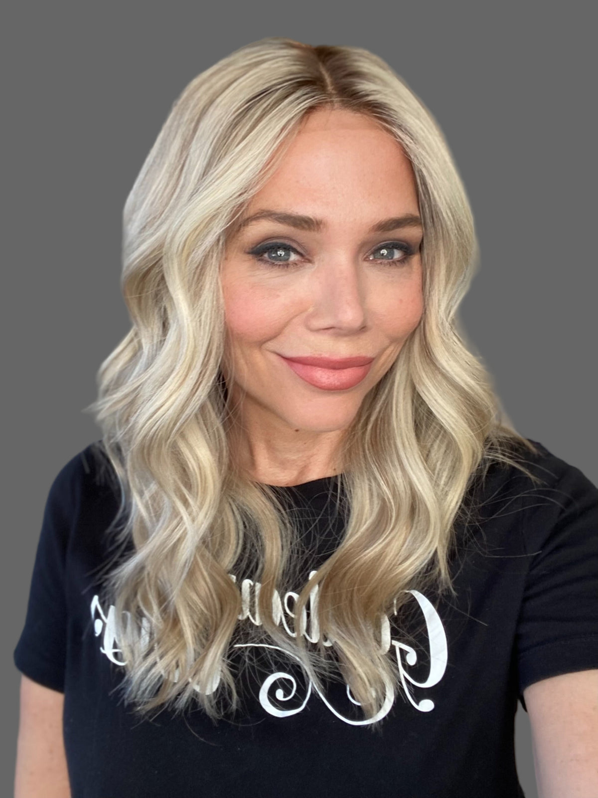 HUMAN HAIR HAND TIED DOUBLE MONO TOP WIG (MEDIUM CAP) # G-8409
