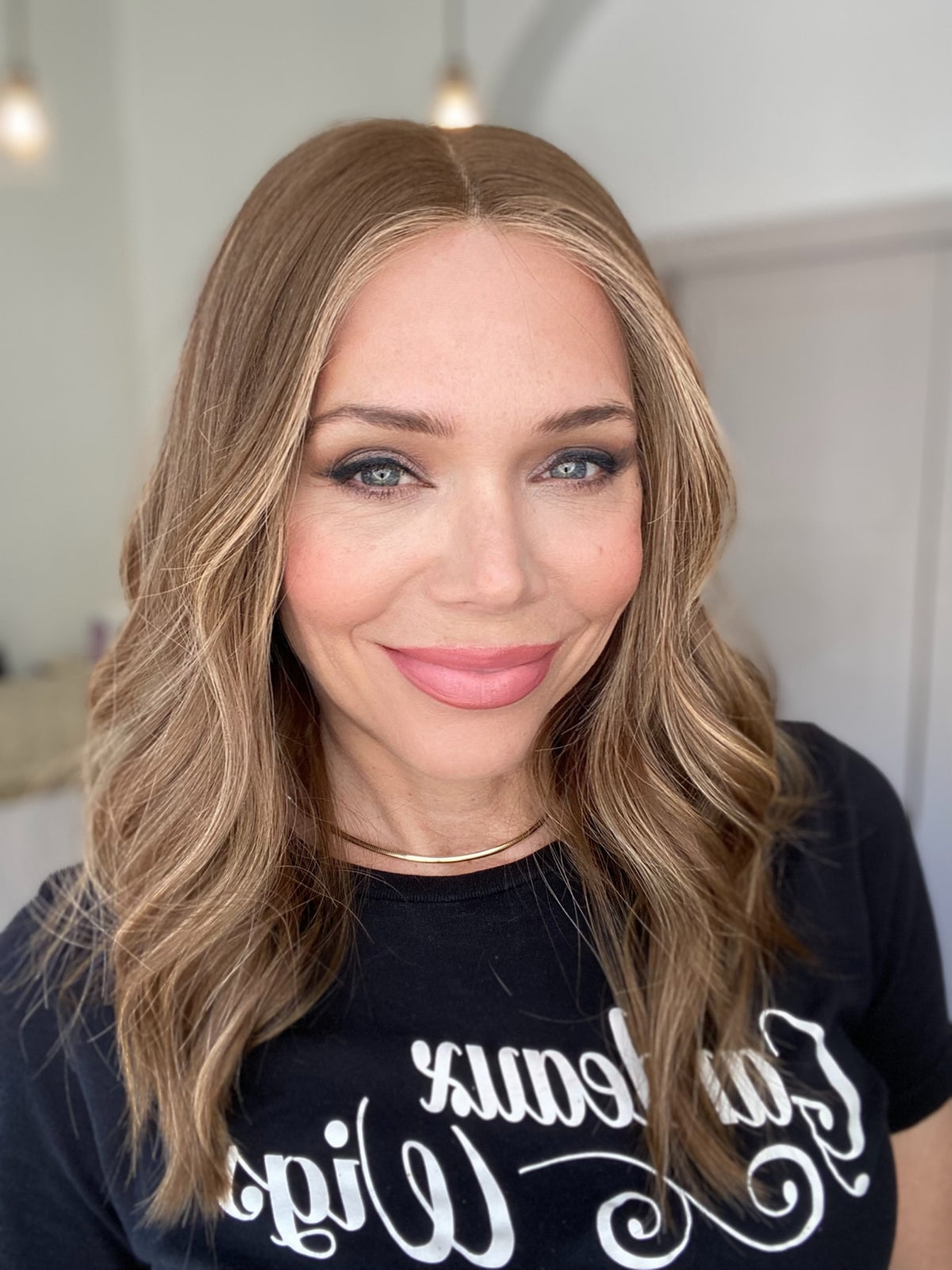 HUMAN HAIR DOUBLE LACE TOP WIG (MEDIUM CAP) # 8593