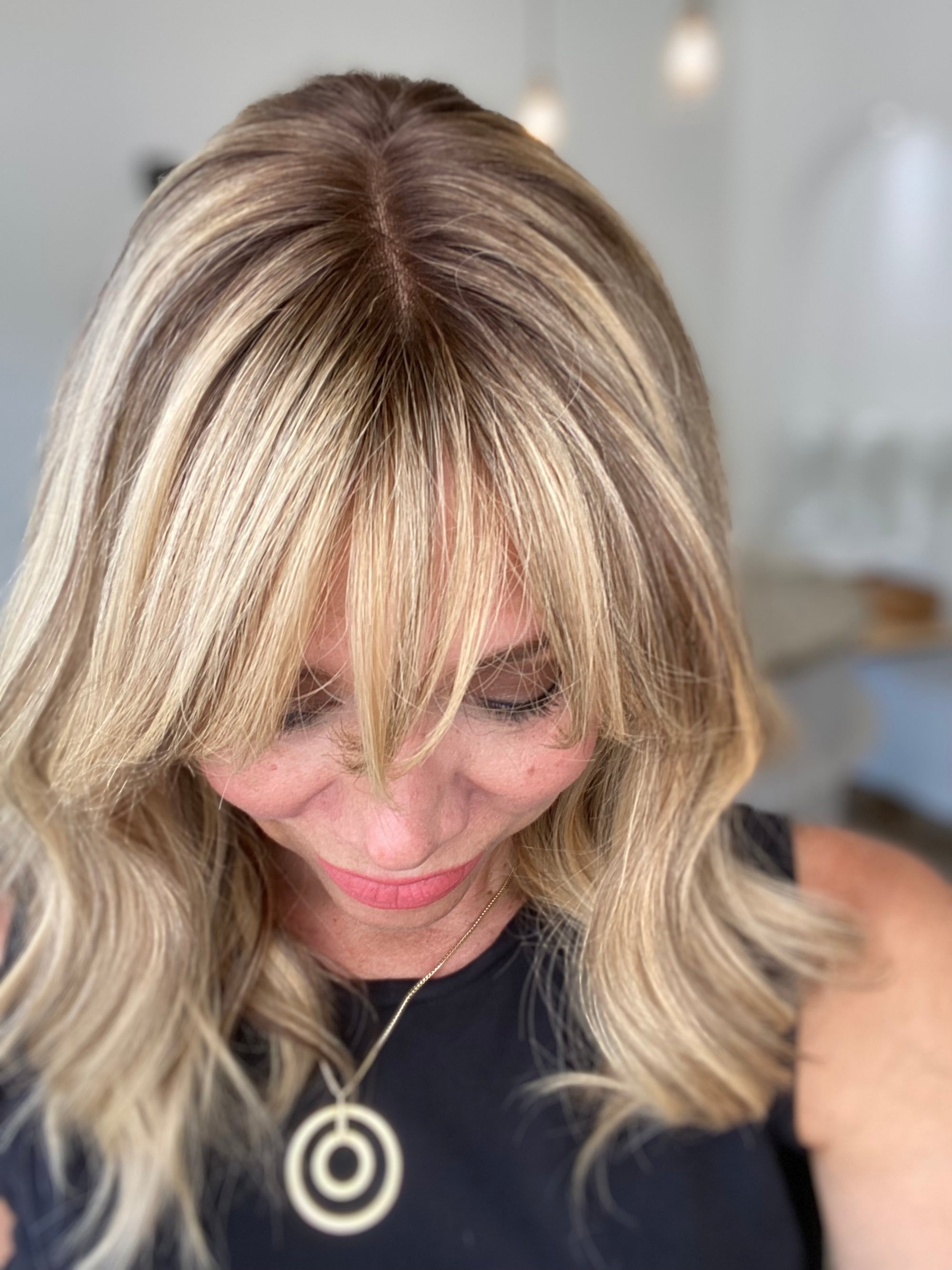 STOCK # BL604.10 GARDEAUX DELUXE DOUBLE LACE TOP WIG (MEDIUM CAP)