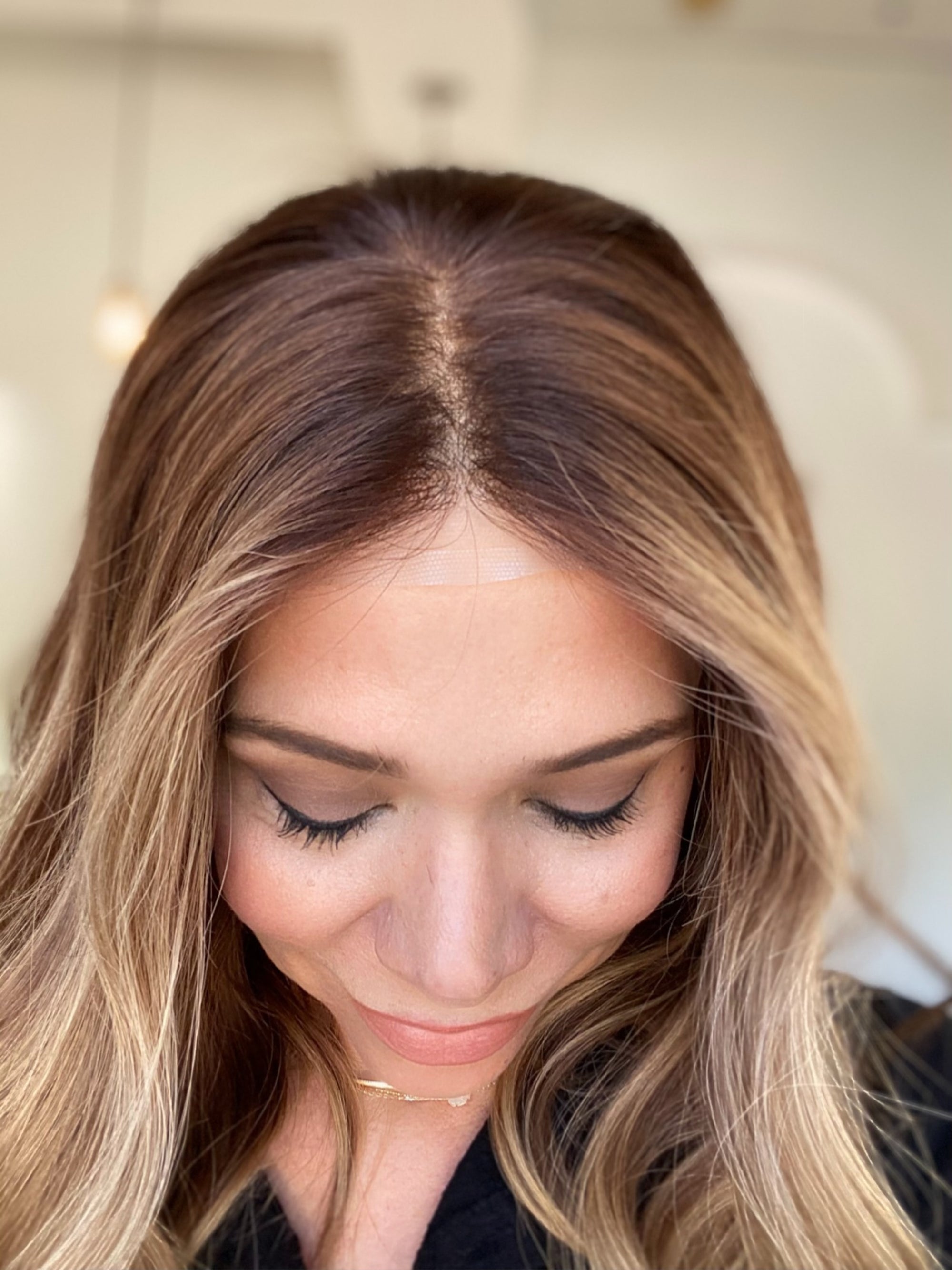 # G-8303 GARDEAUX DELUXE HAND TIED DOUBLE LACE TOP WIG (MEDIUM CAP)