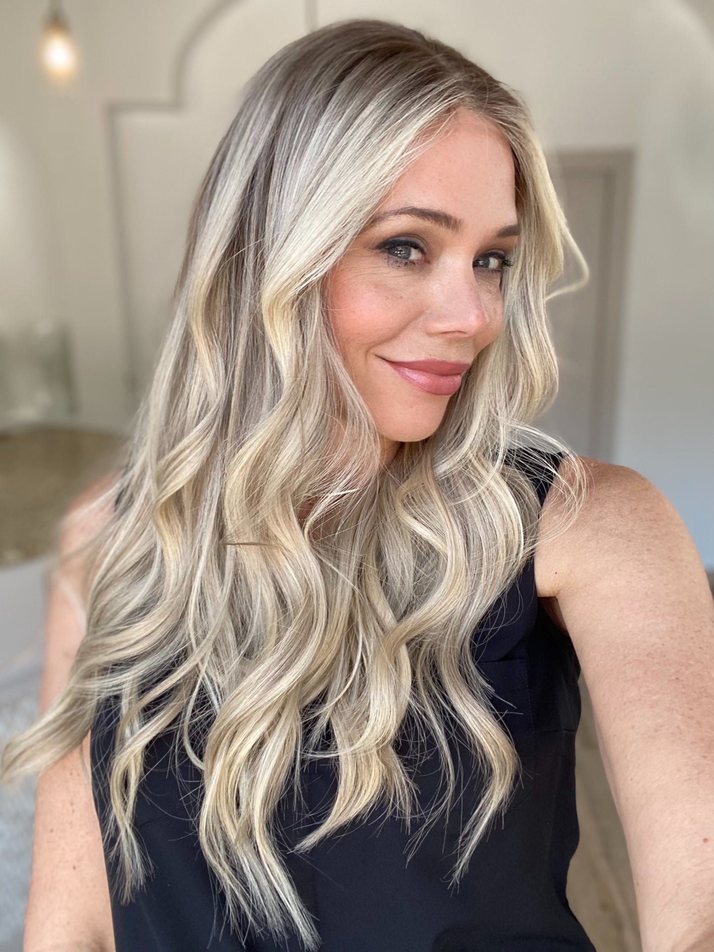 # G-8488 GARDEAUX DELUXE HAND TIED DOUBLE LACE TOP WIG (MEDIUM CAP)