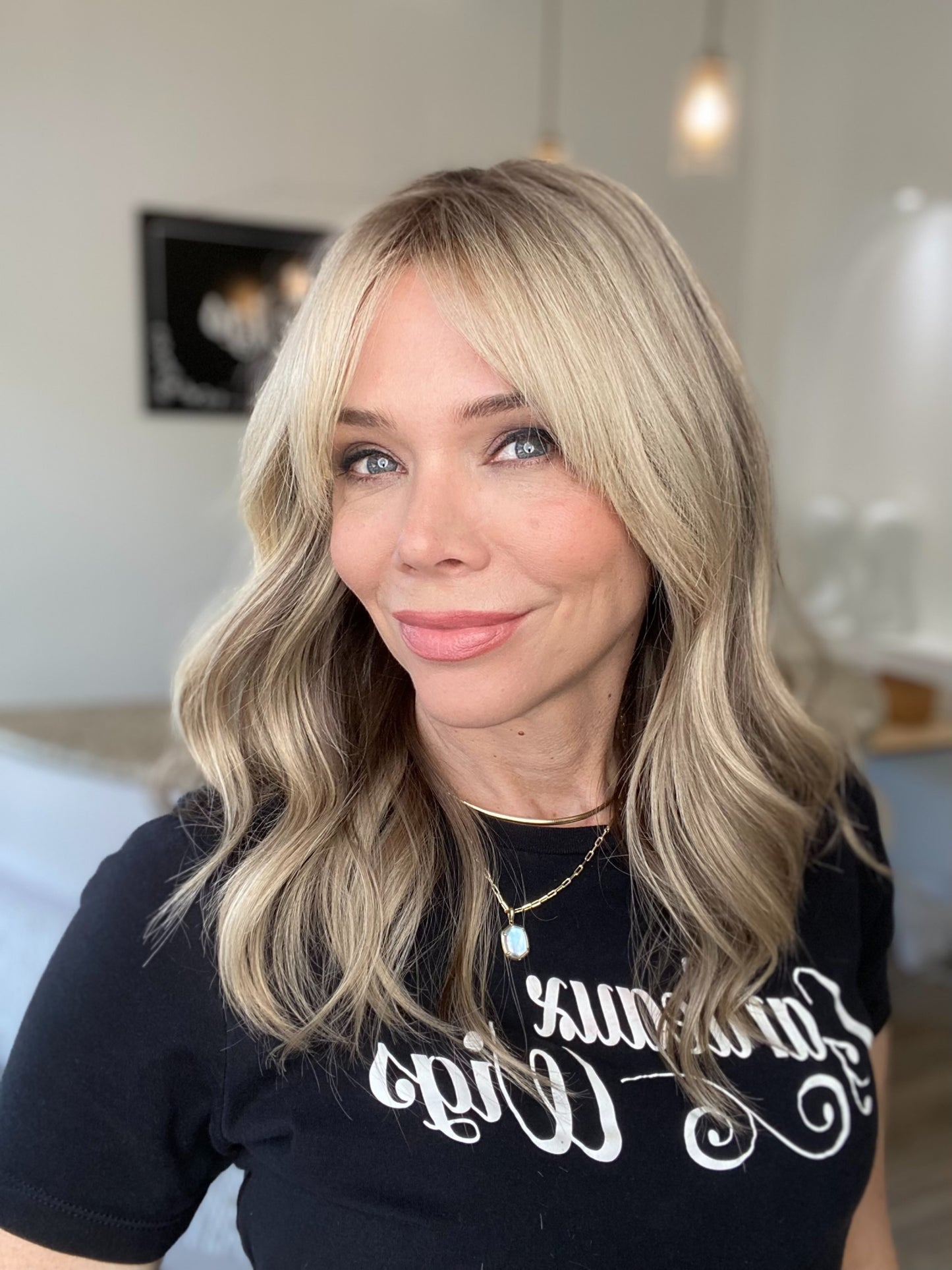 HUMAN HAIR HAND TIED MONO TOP WIG (MEDIUM CAP) # G-8566
