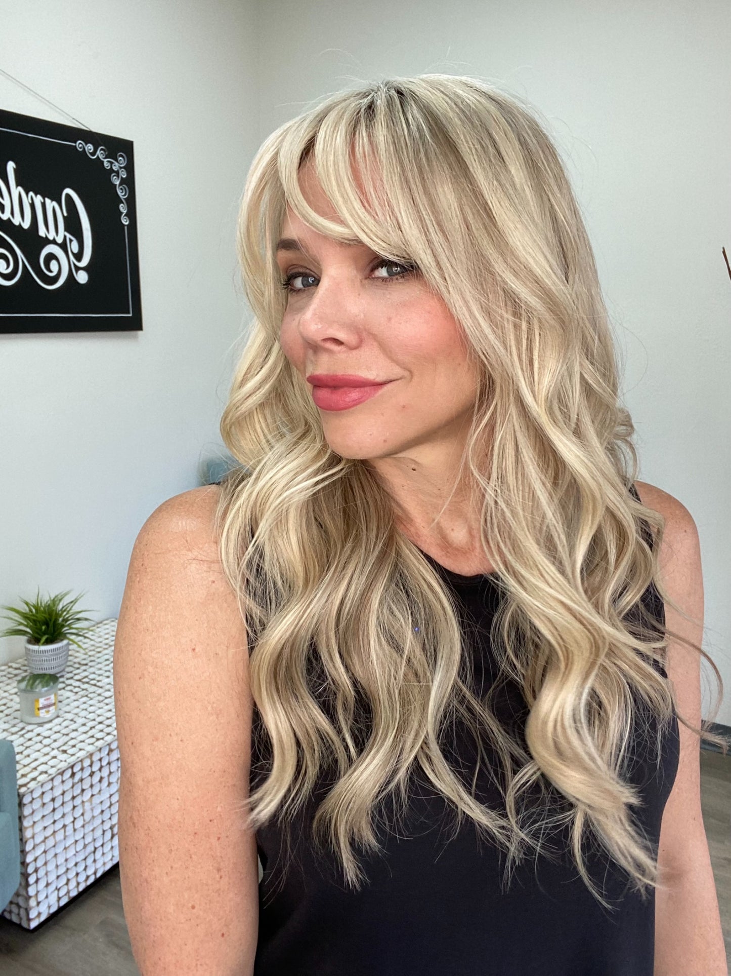 HUMAN HAIR HAND TIED MONO TOP WIG (MEDIUM CAP) #G-8707