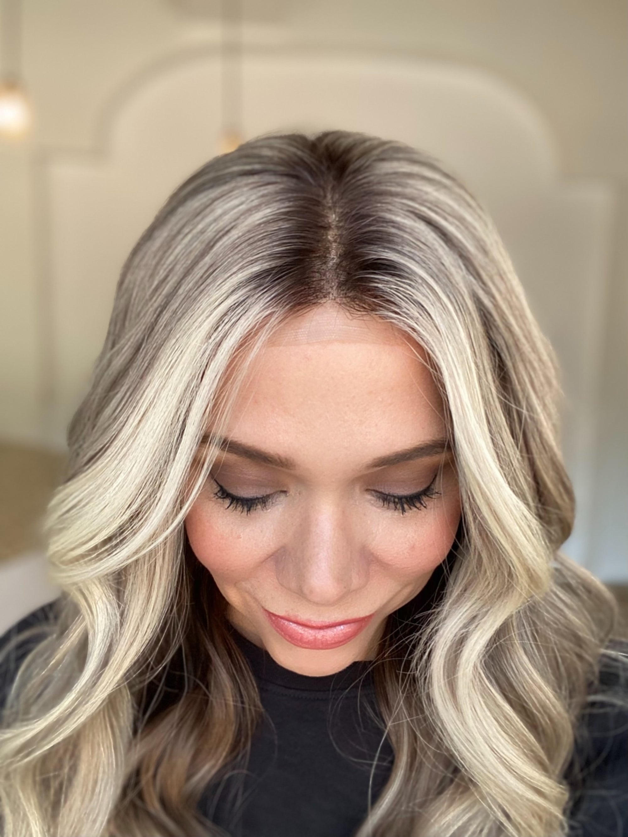 # G-8471 GARDEAUX DELUXE HAND TIED DOUBLE LACE TOP WIG (MEDIUM CAP)