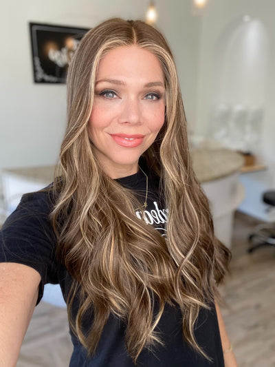 STOCK # BL629.18 GARDEAUX DELUXE DOUBLE LACE TOP WIG (MEDIUM CAP)
