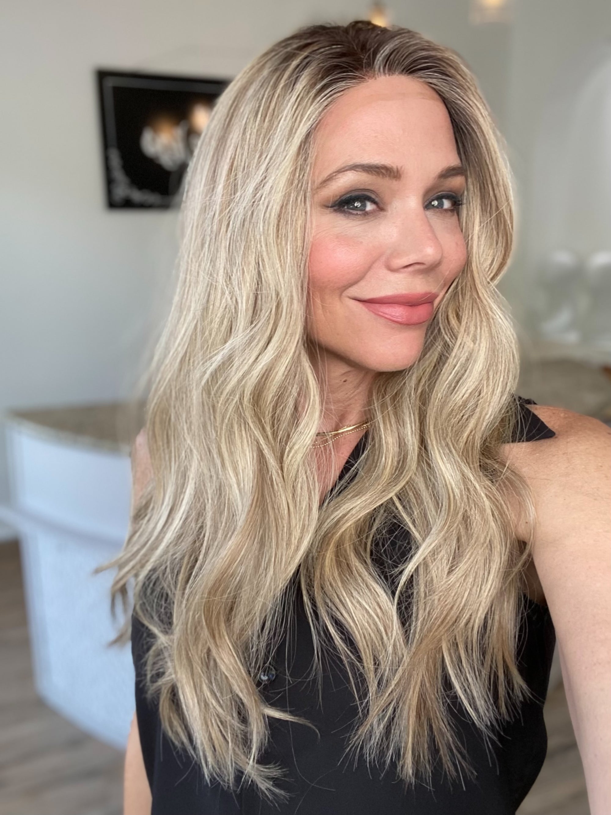 STOCK # JL2-325.16 GARDEAUX DELUXE HAND TIED SILICONE LINED WIG (MEDIUM CAP)