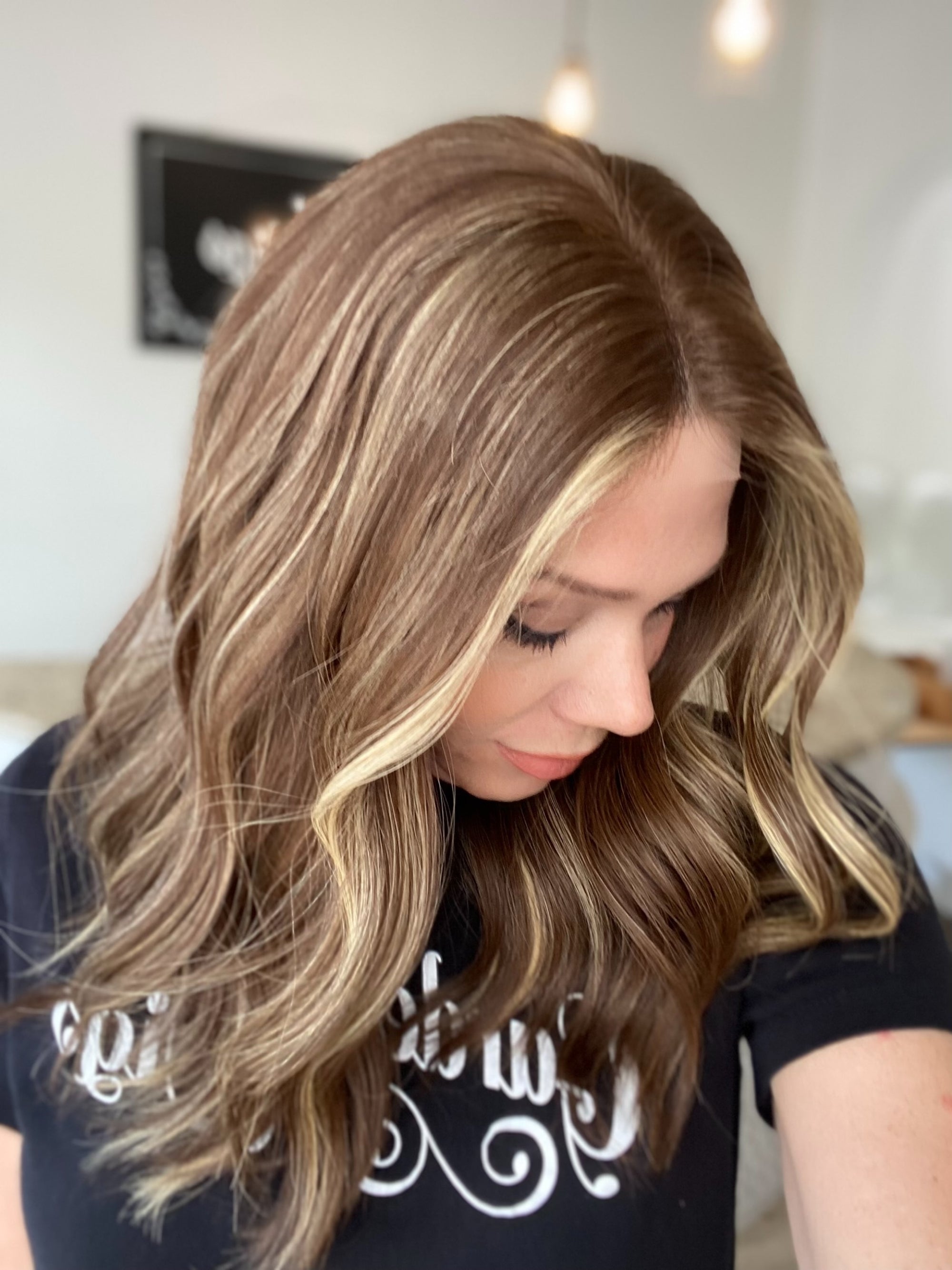 STOCK # LM917.13 GARDEAUX DELUXE DOUBLE LACE TOP SILICONE LINED WIG (MEDIUM CAP)