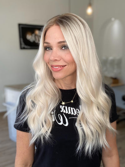 STOCK # BL626.16 GARDEAUX DELUXE DOUBLE LACE TOP WIG