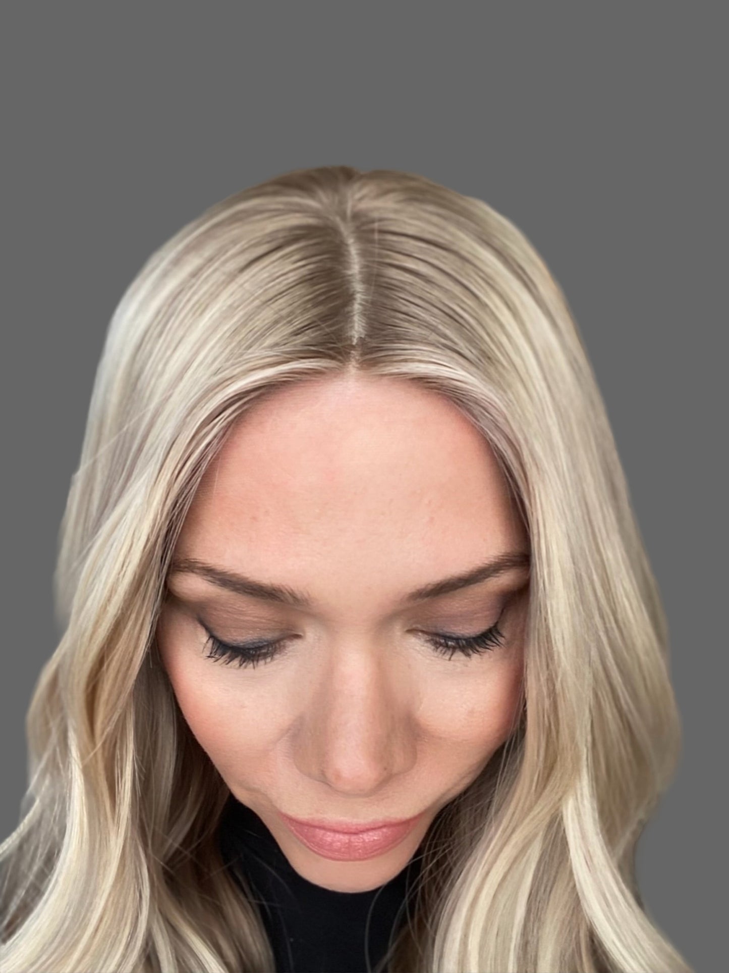 HUMAN HAIR HAND TIED CONTOUR CAP WIG (MEDIUM CAP)# 8599