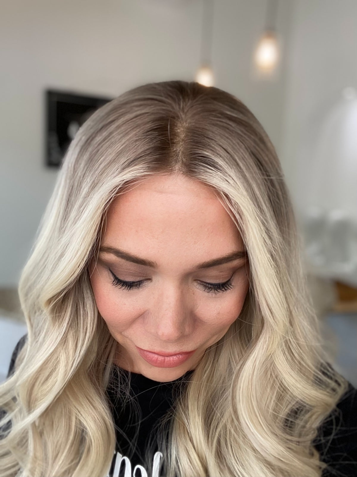 HUMAN HAIR HAND TIED DOUBLE LACE TOP WIG (SMALL CAP)# G-8446 GARDEAUX DELUXE