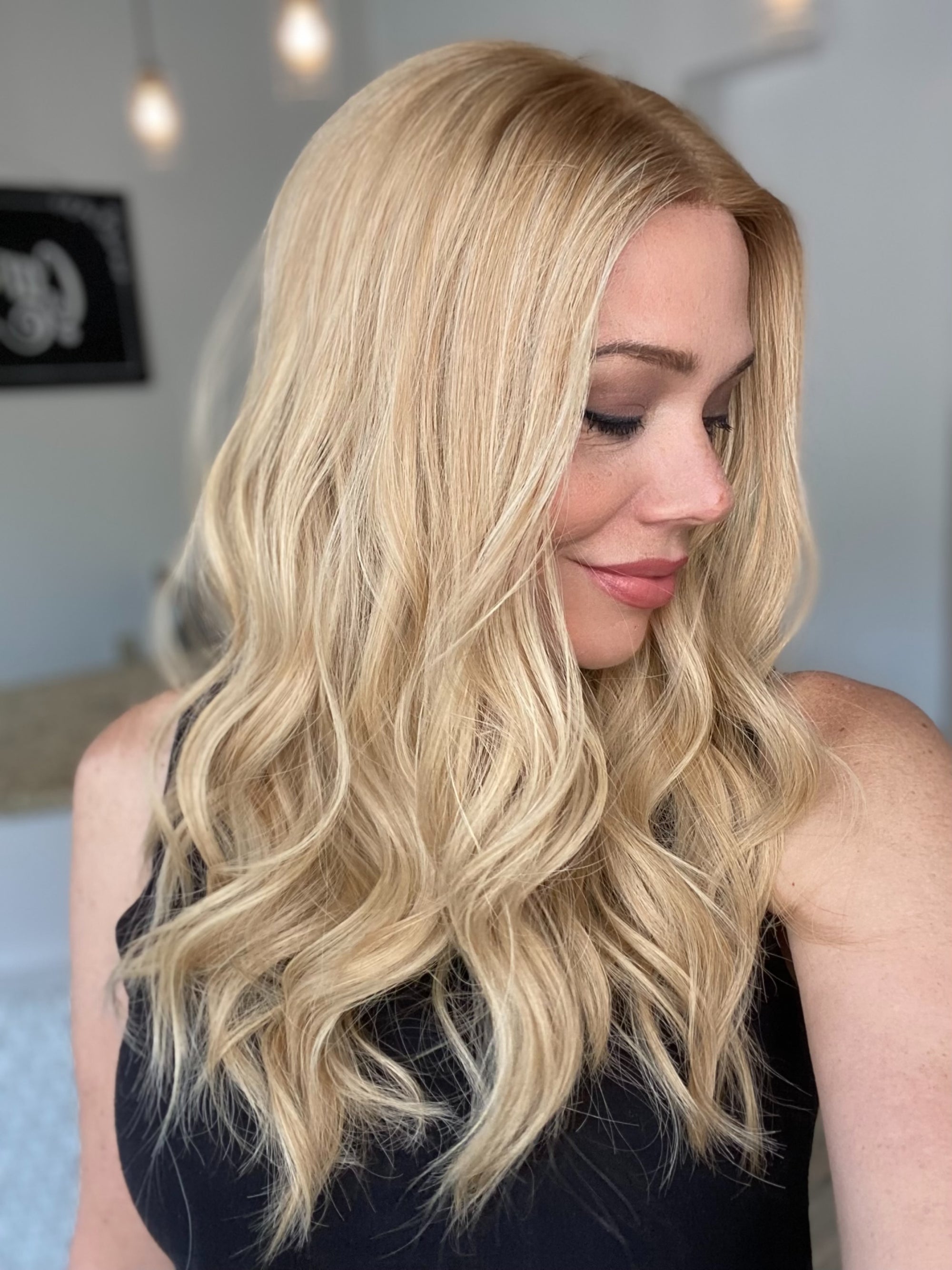 STOCK # JL6-301 GARDEAUX DELUXE HAND TIED MONO TOP WIG (MEDIUM CAP)