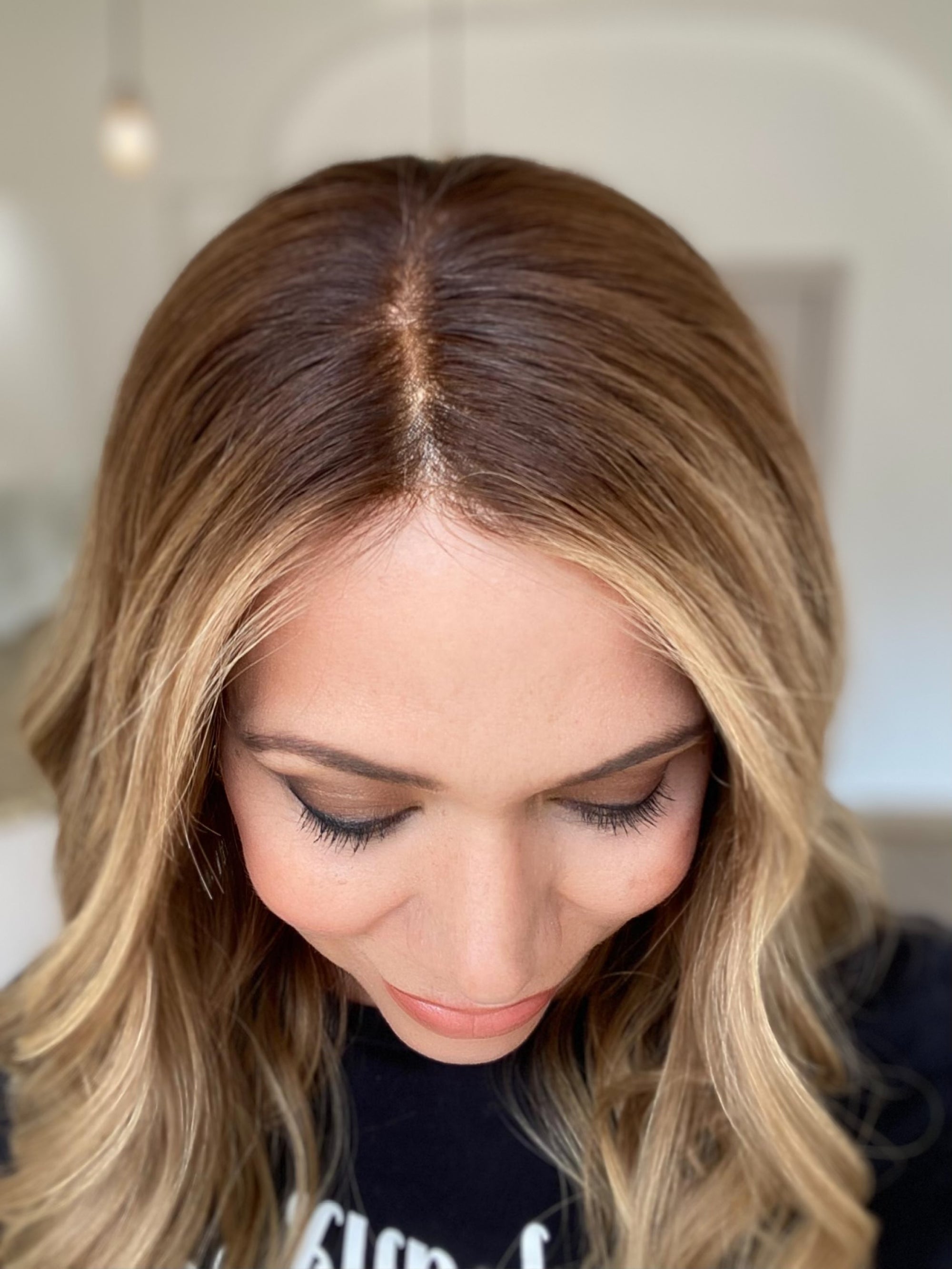 "SOPHIA" (11") DELUXE HAND TIED MONO TOP WIG (SMALL CAP)