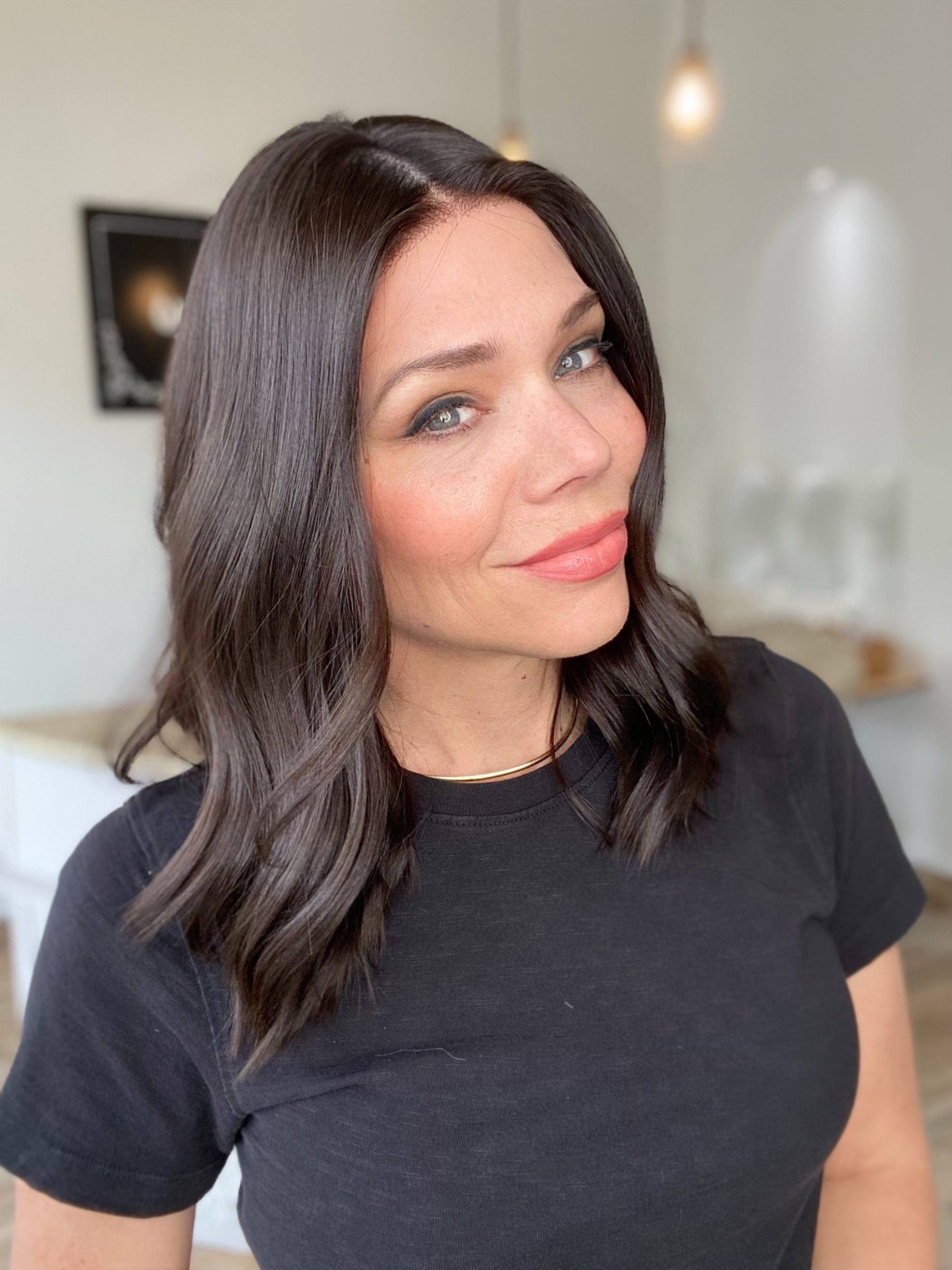 STOCK # JST-2.8 GARDEAUX DELUXE SILK TOP LACE FRONT WIG (MEDIUM CAP)