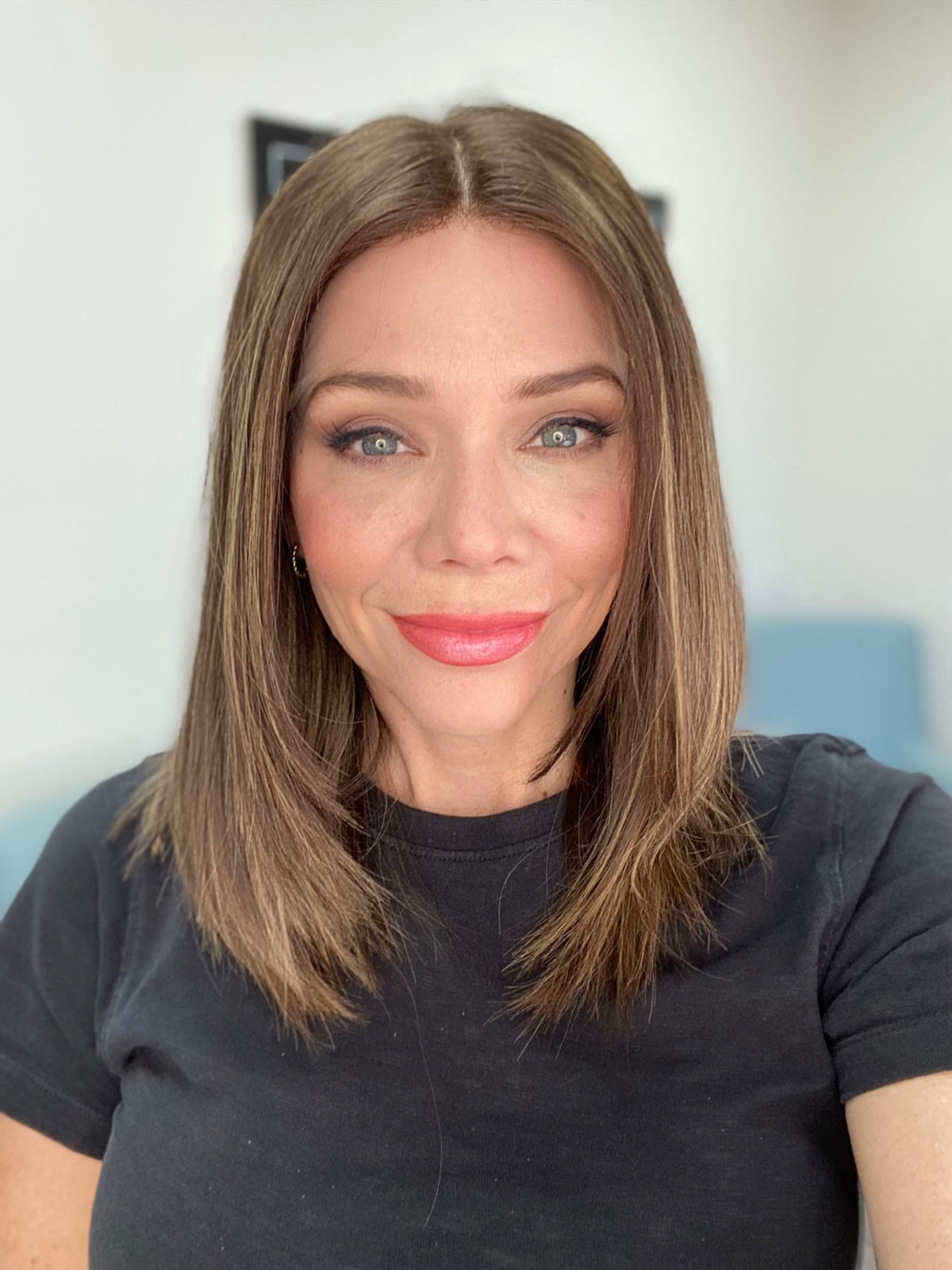 EUROPEAN HUMAN HAIR DOUBLE LACE TOP WIG (MEDIUM CAP) # 8782