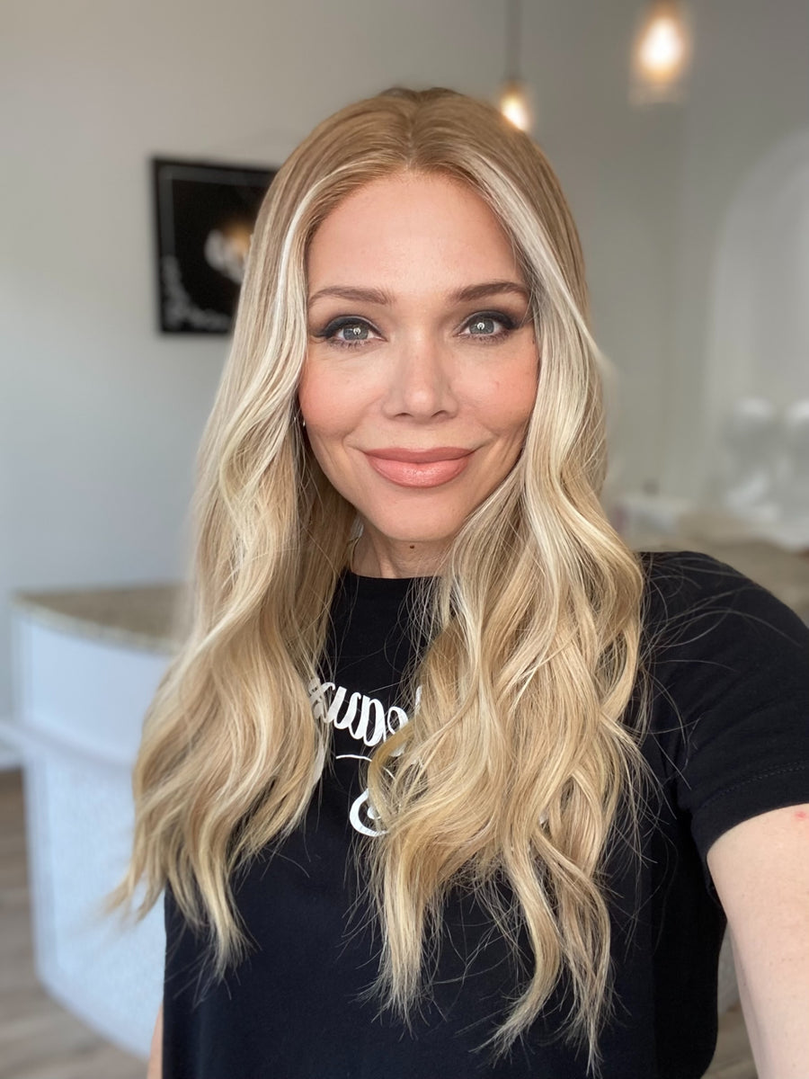 STOCK # LM10.14 GARDEAUX DELUXE DOUBLE LACE TOP SILICONE LINED WIG (MEDIUM CAP)